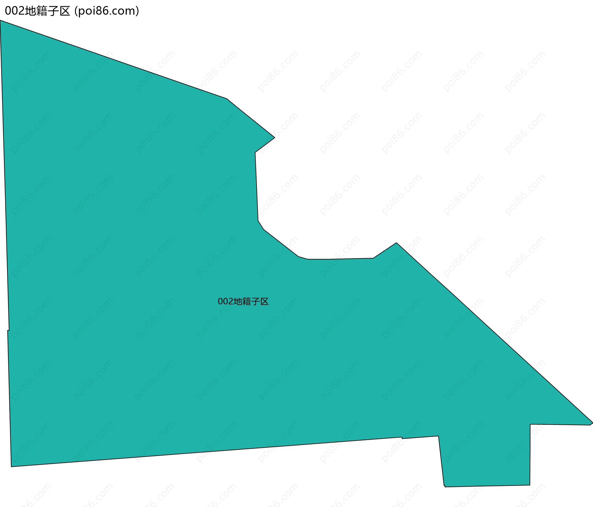 002地籍子区边界地图
