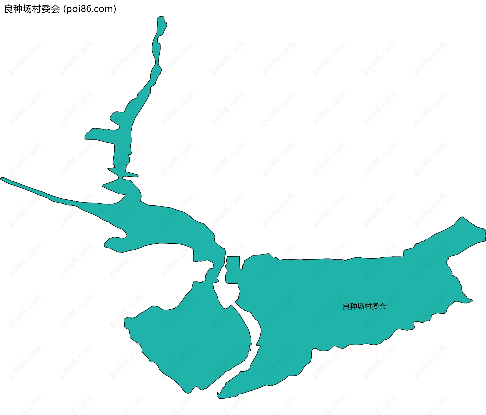 良种场村委会边界地图