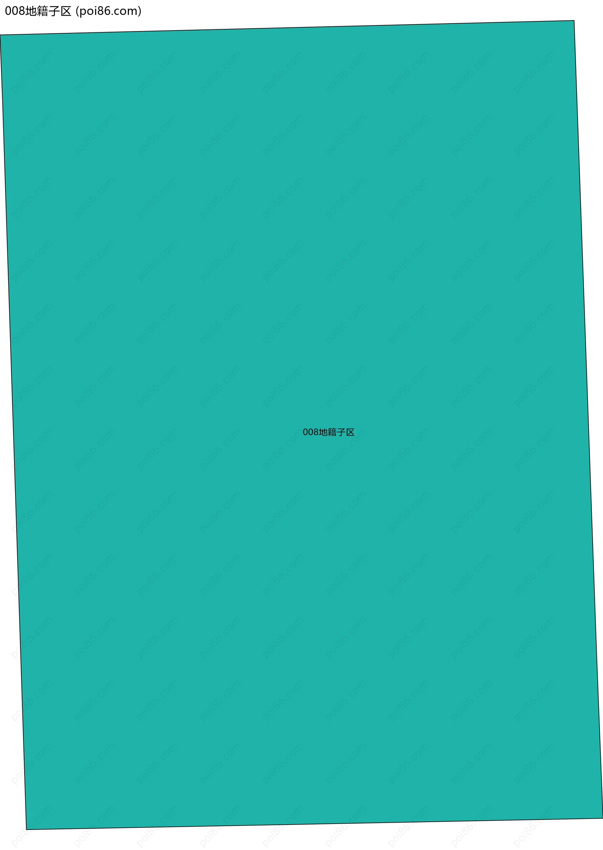 008地籍子区边界地图