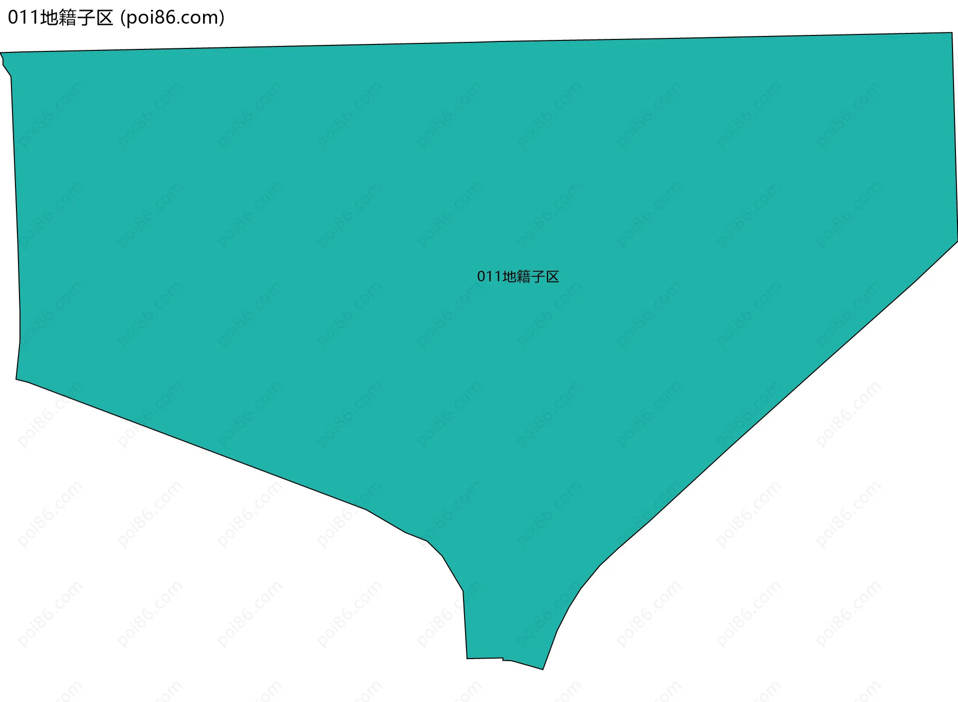 011地籍子区边界地图