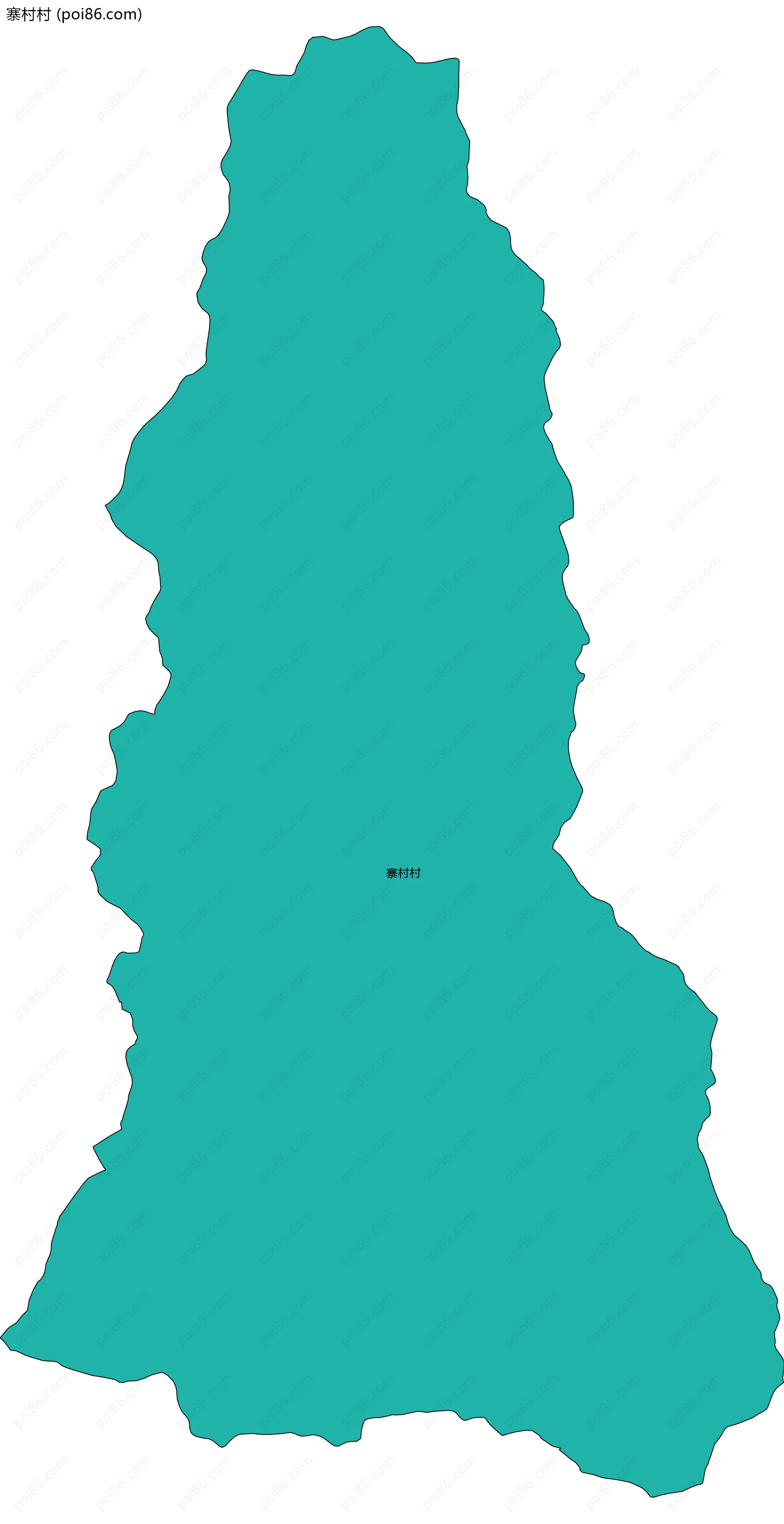 寨村村边界地图