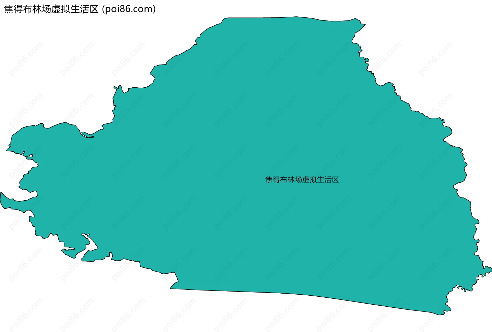 焦得布林场虚拟生活区边界地图