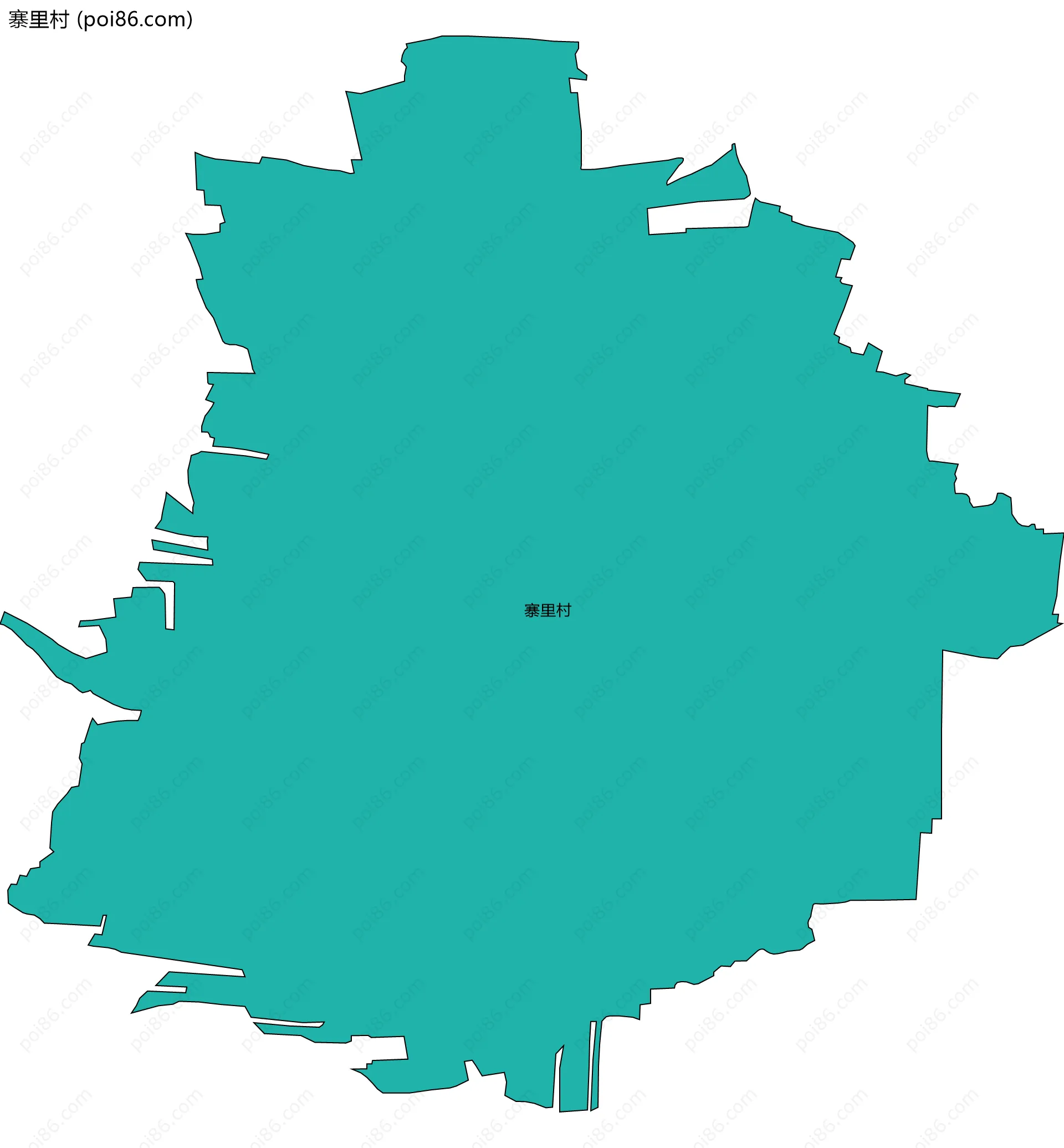 寨里村边界地图