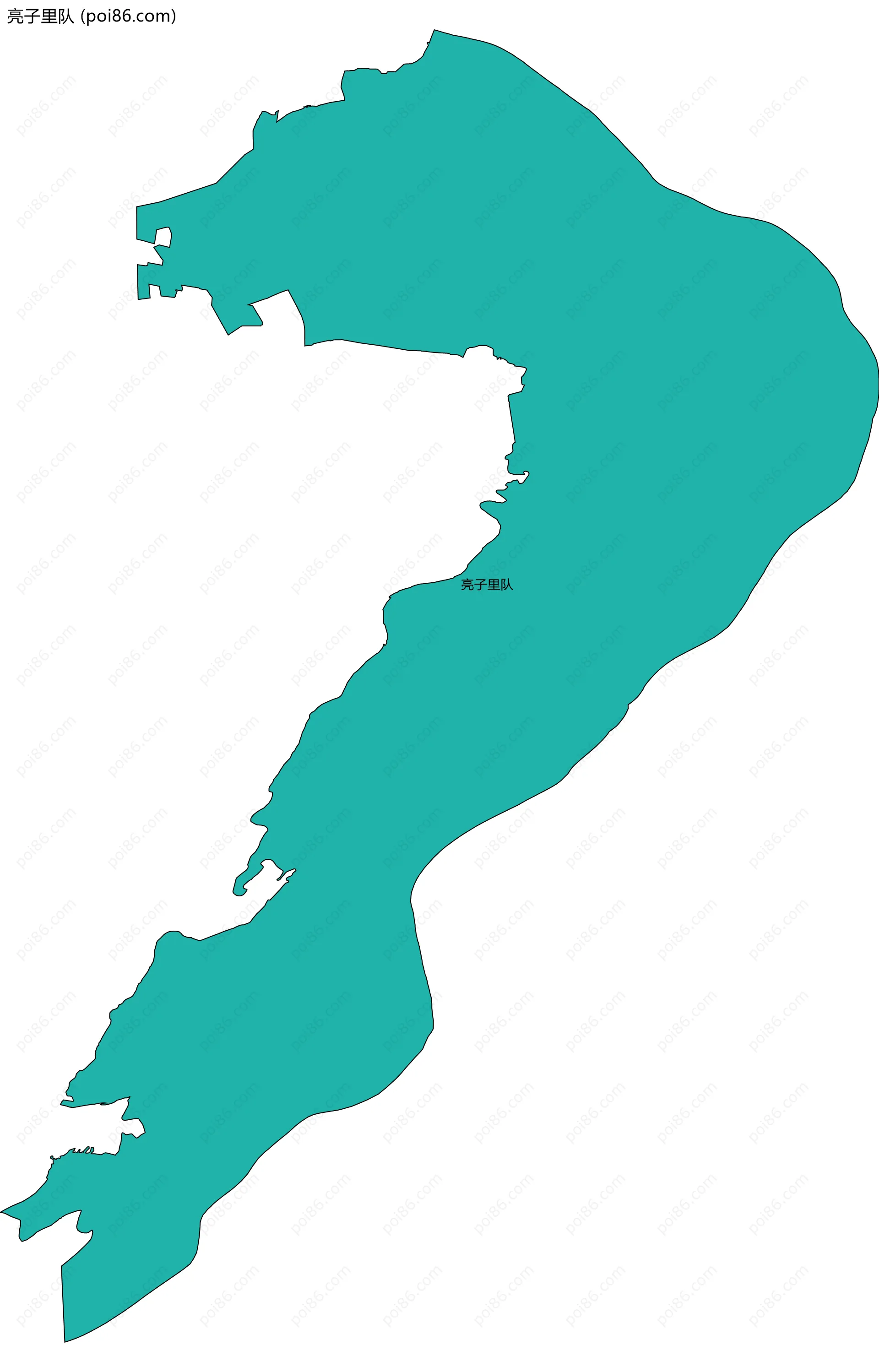 亮子里队边界地图