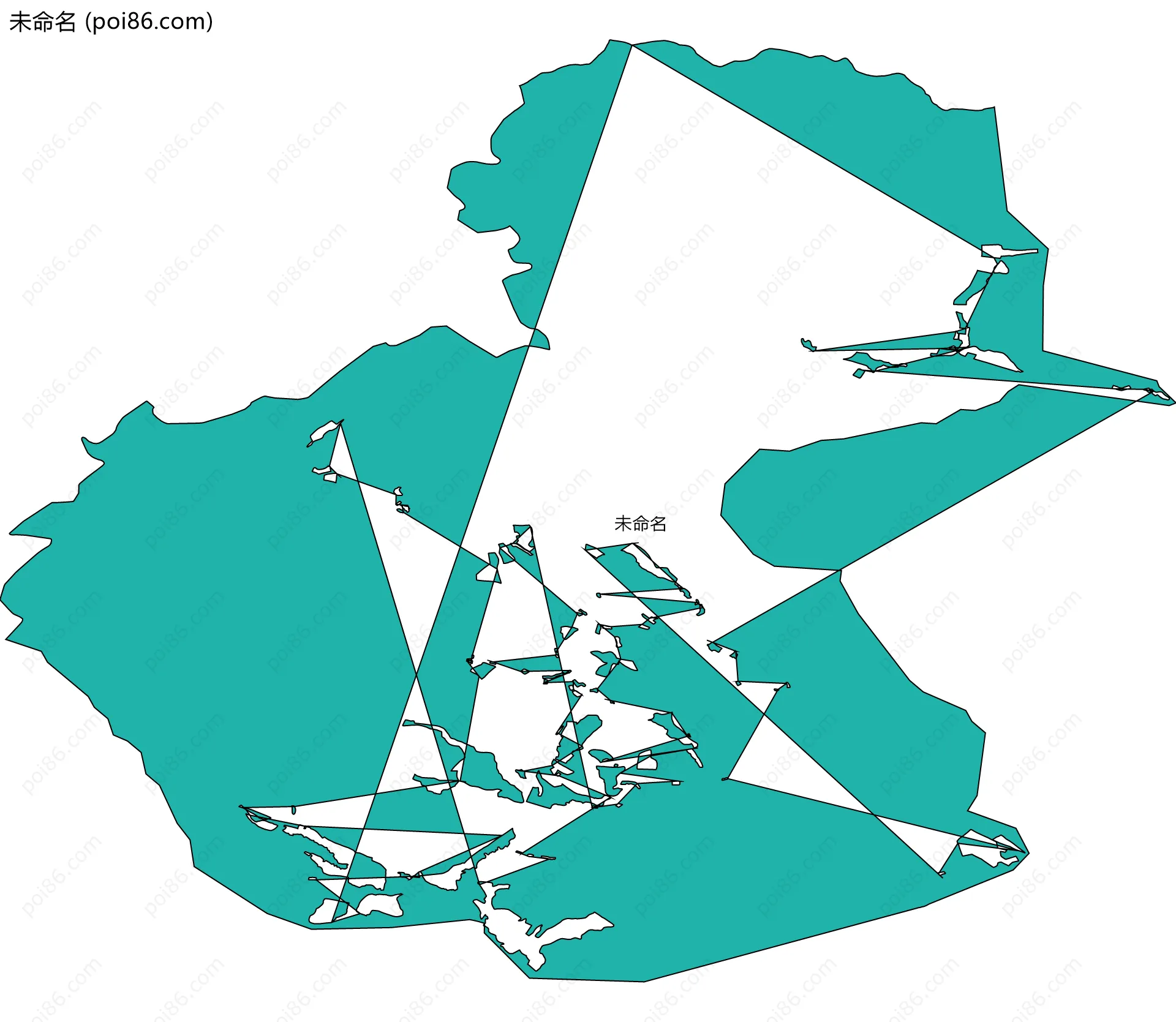 未命名边界地图