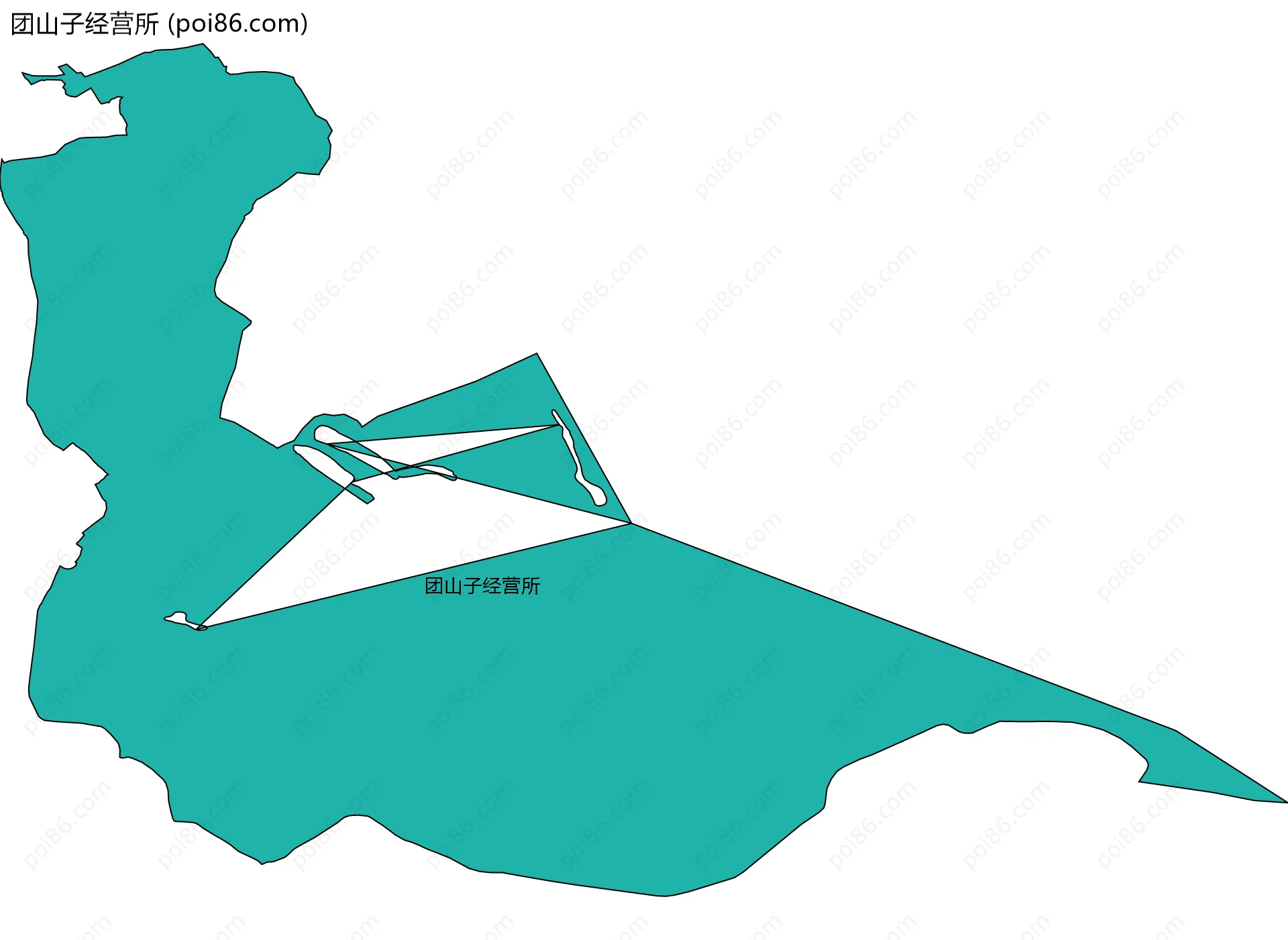 团山子经营所边界地图