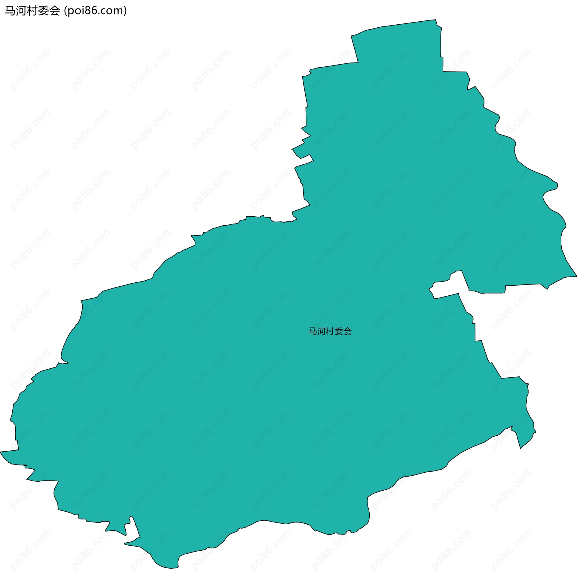 马河村委会边界地图