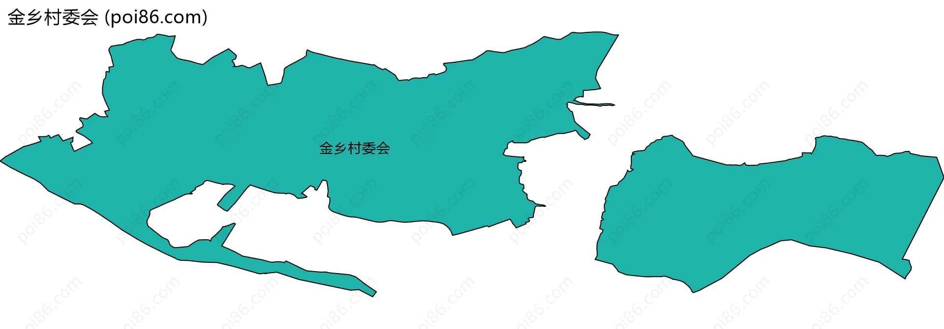 金乡村委会边界地图