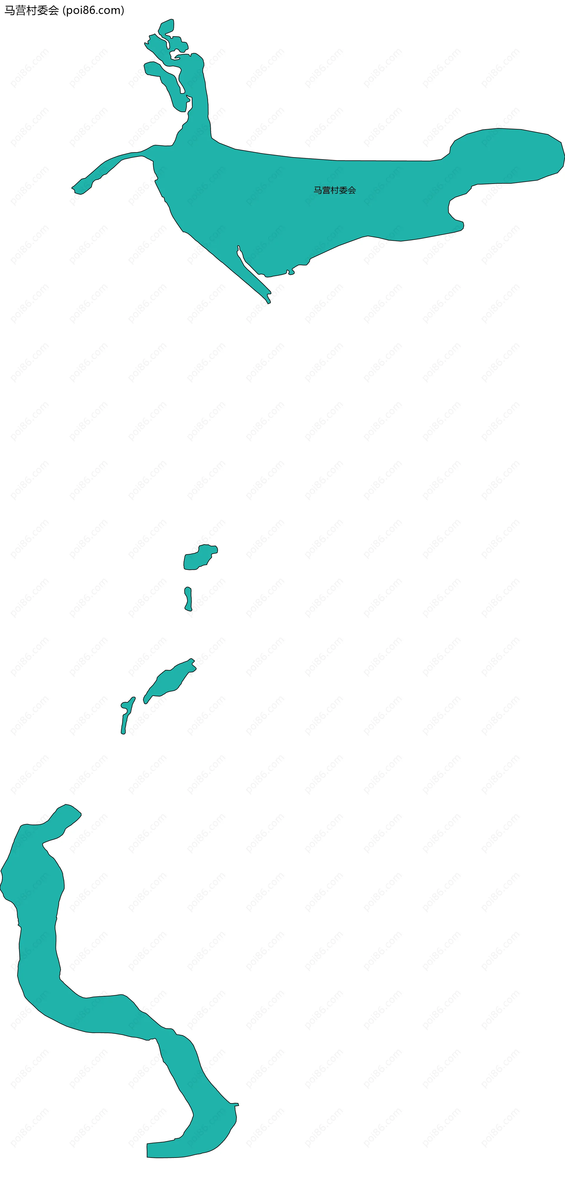 马营村委会边界地图