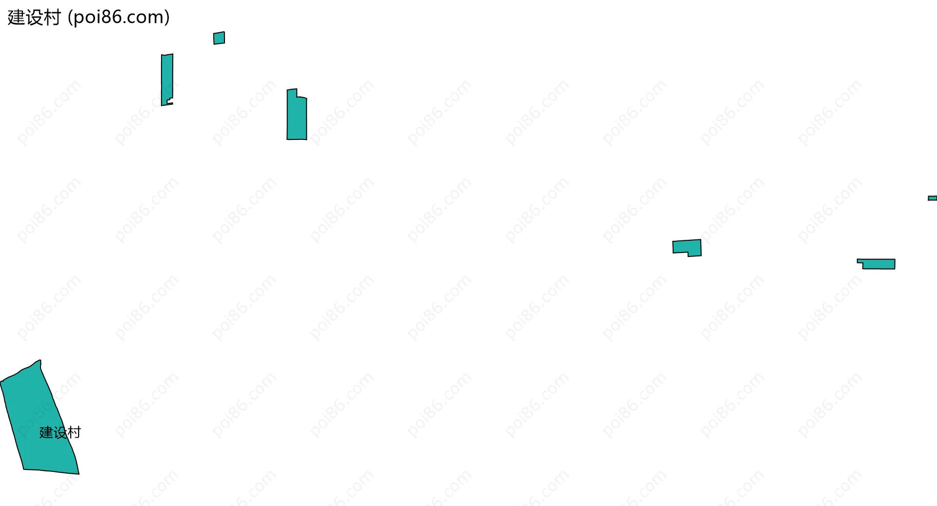 建设村边界地图