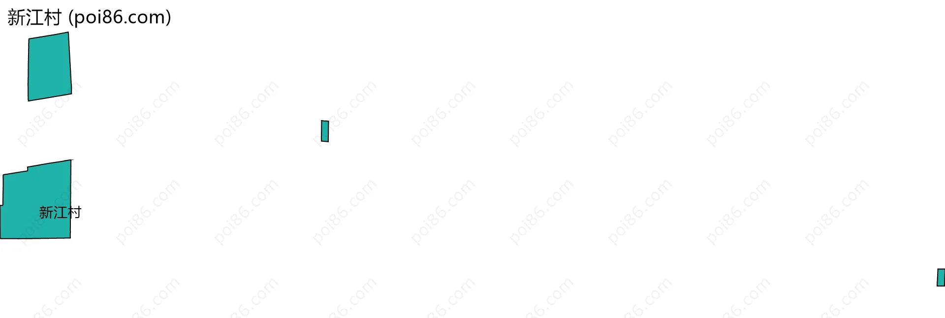 新江村边界地图