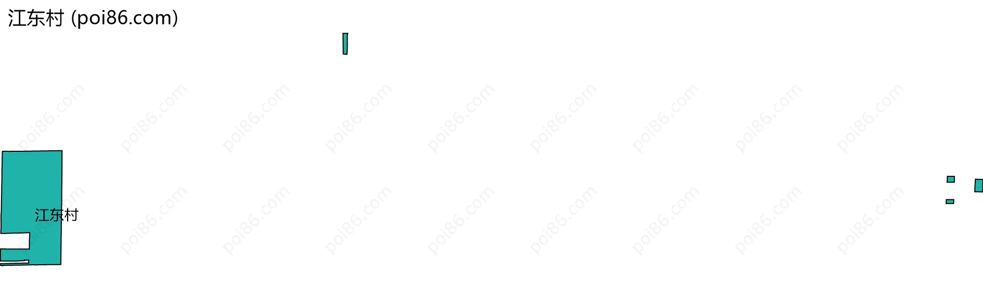 江东村边界地图