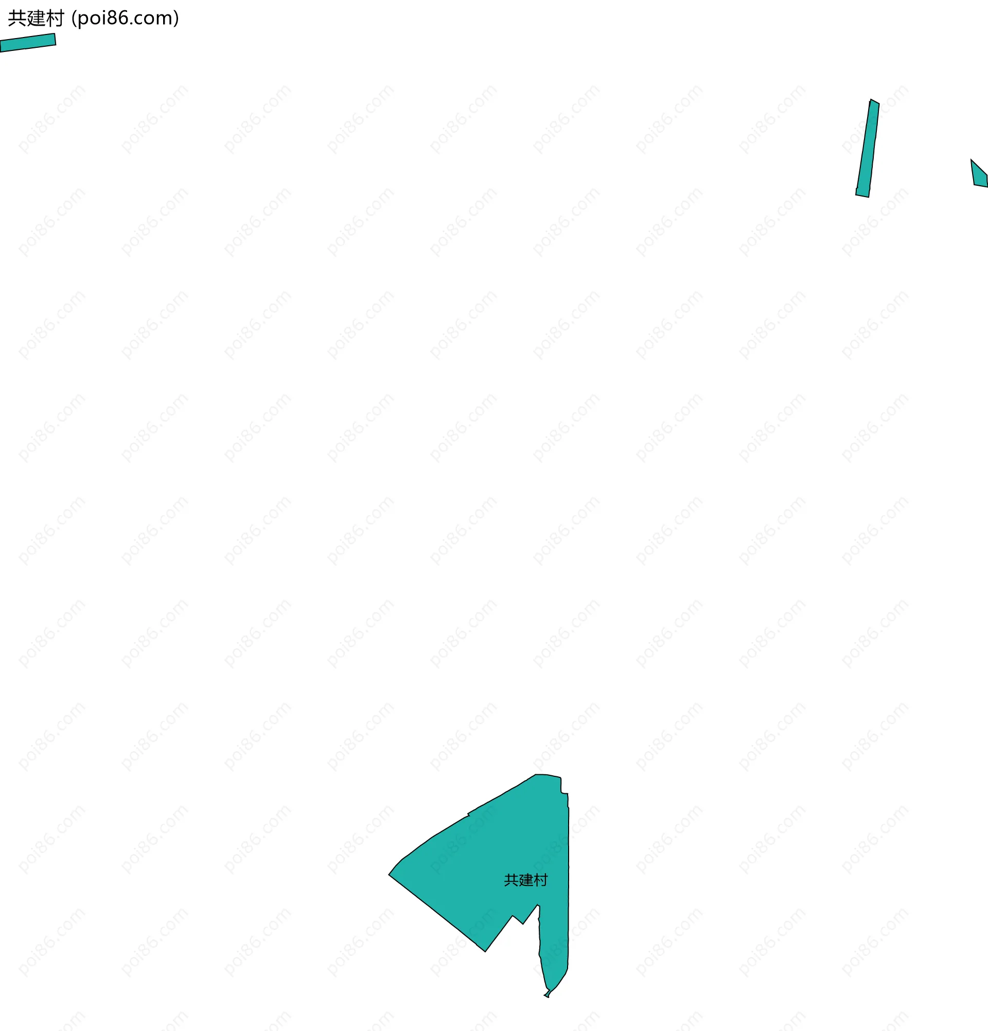共建村边界地图