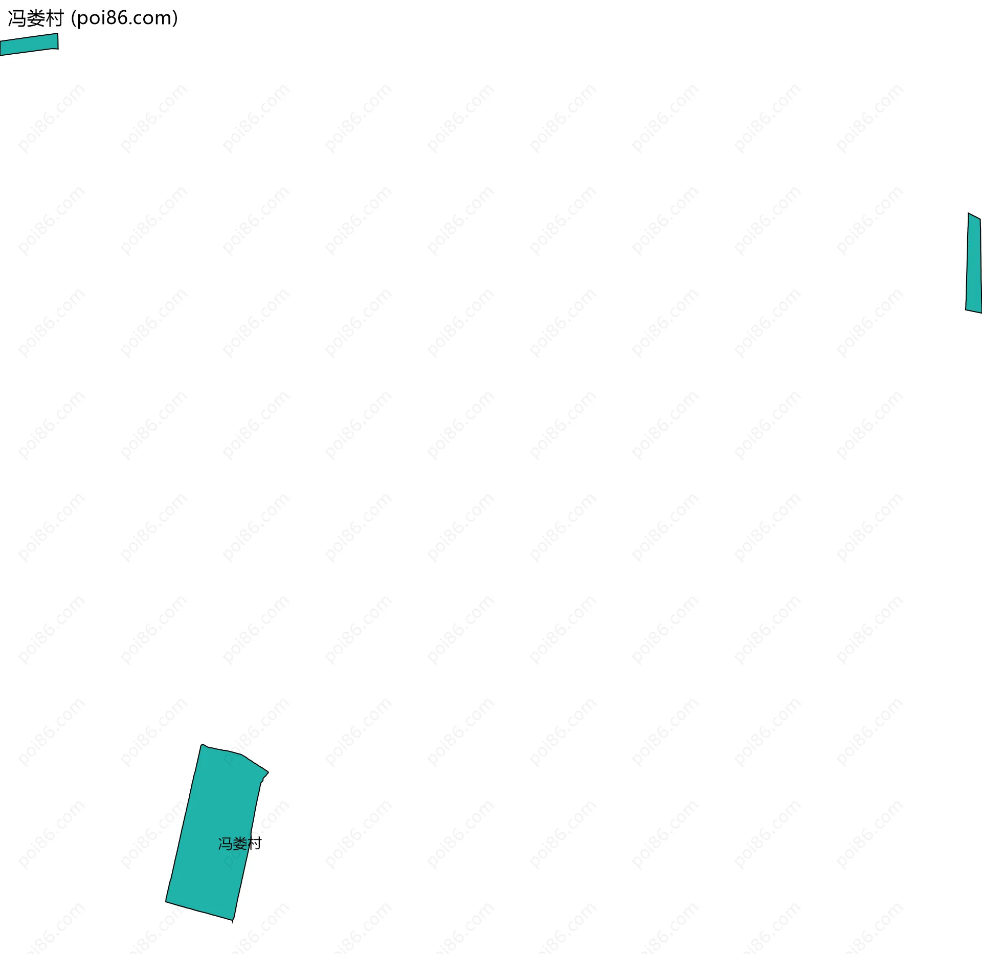 冯娄村边界地图