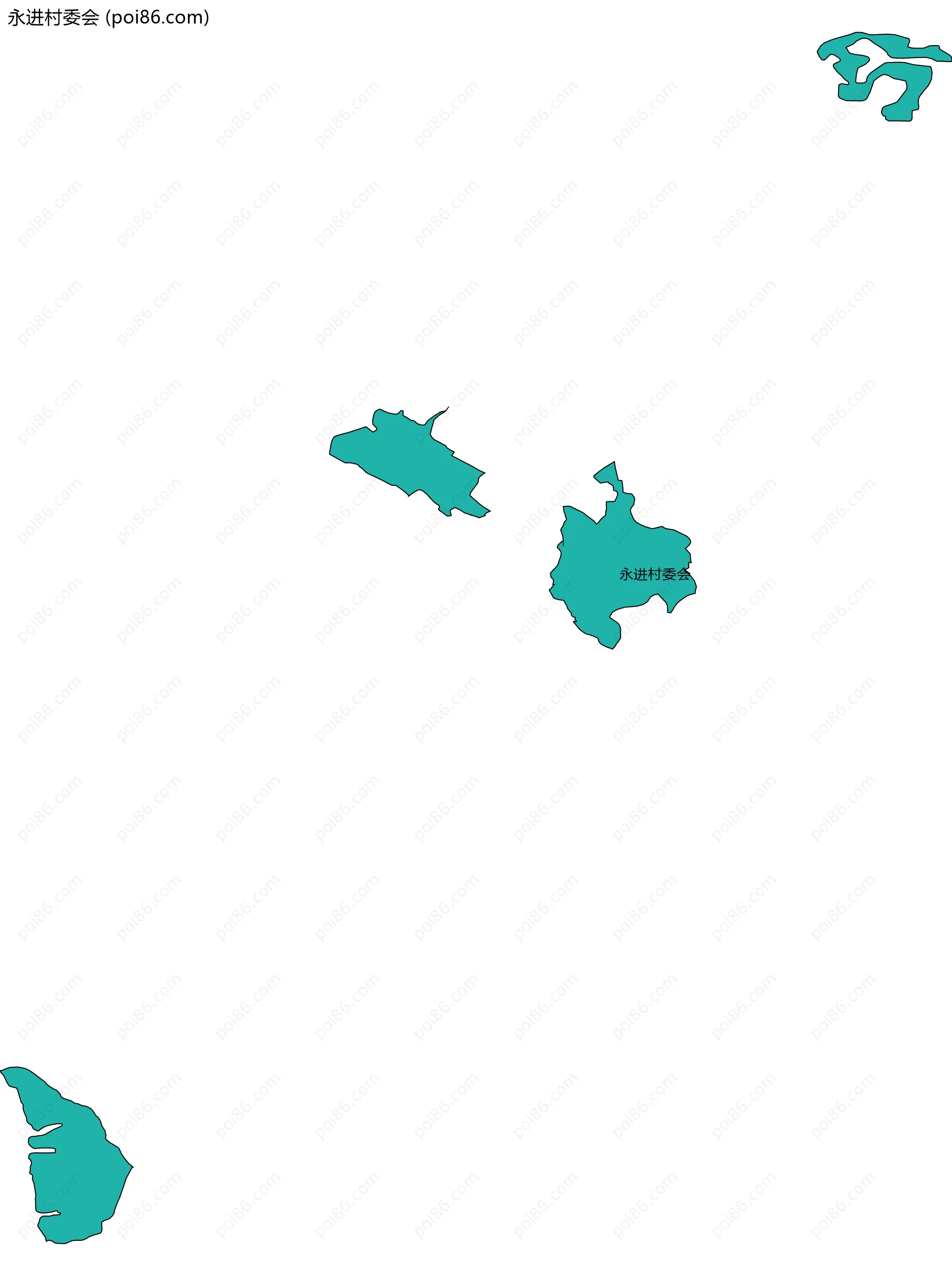 永进村委会边界地图