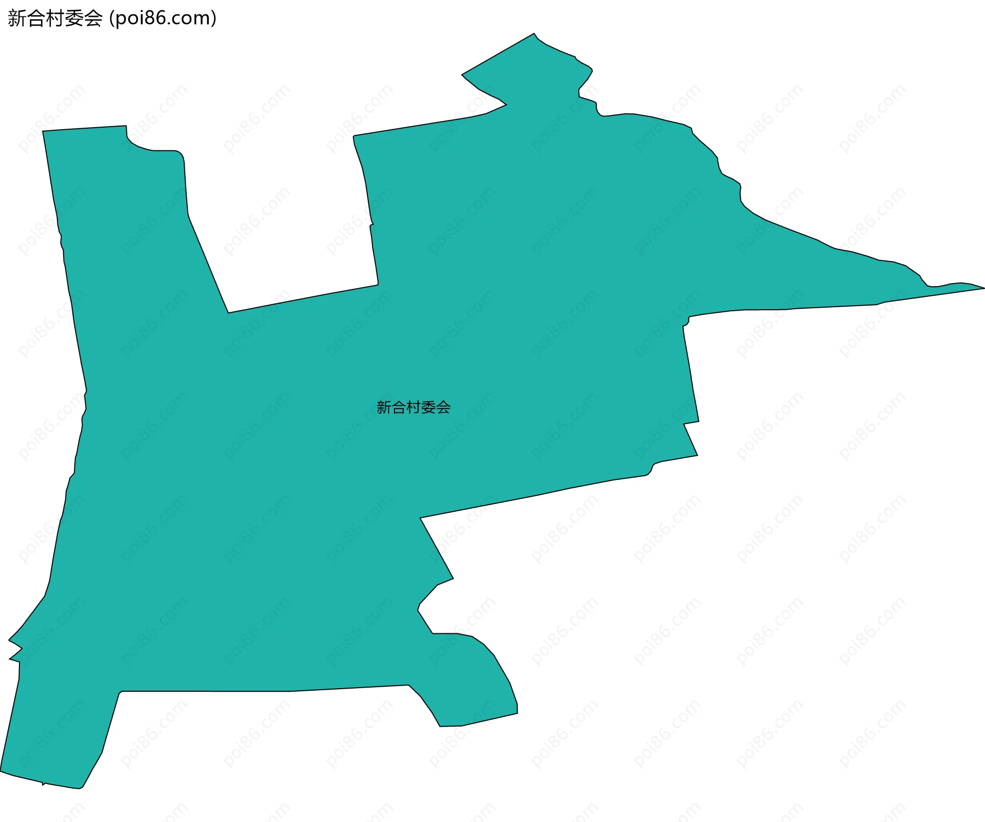 新合村委会边界地图