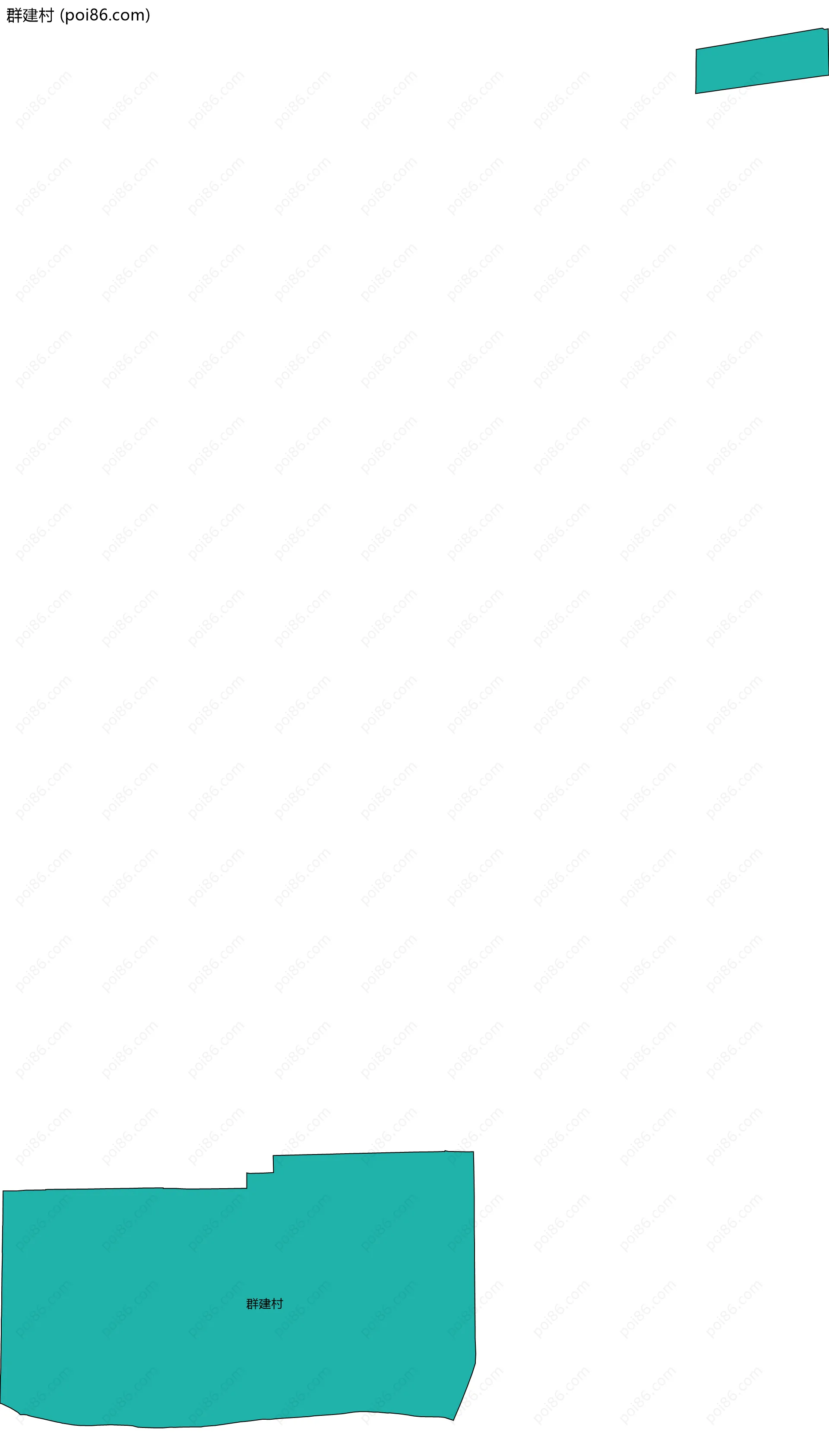 群建村边界地图