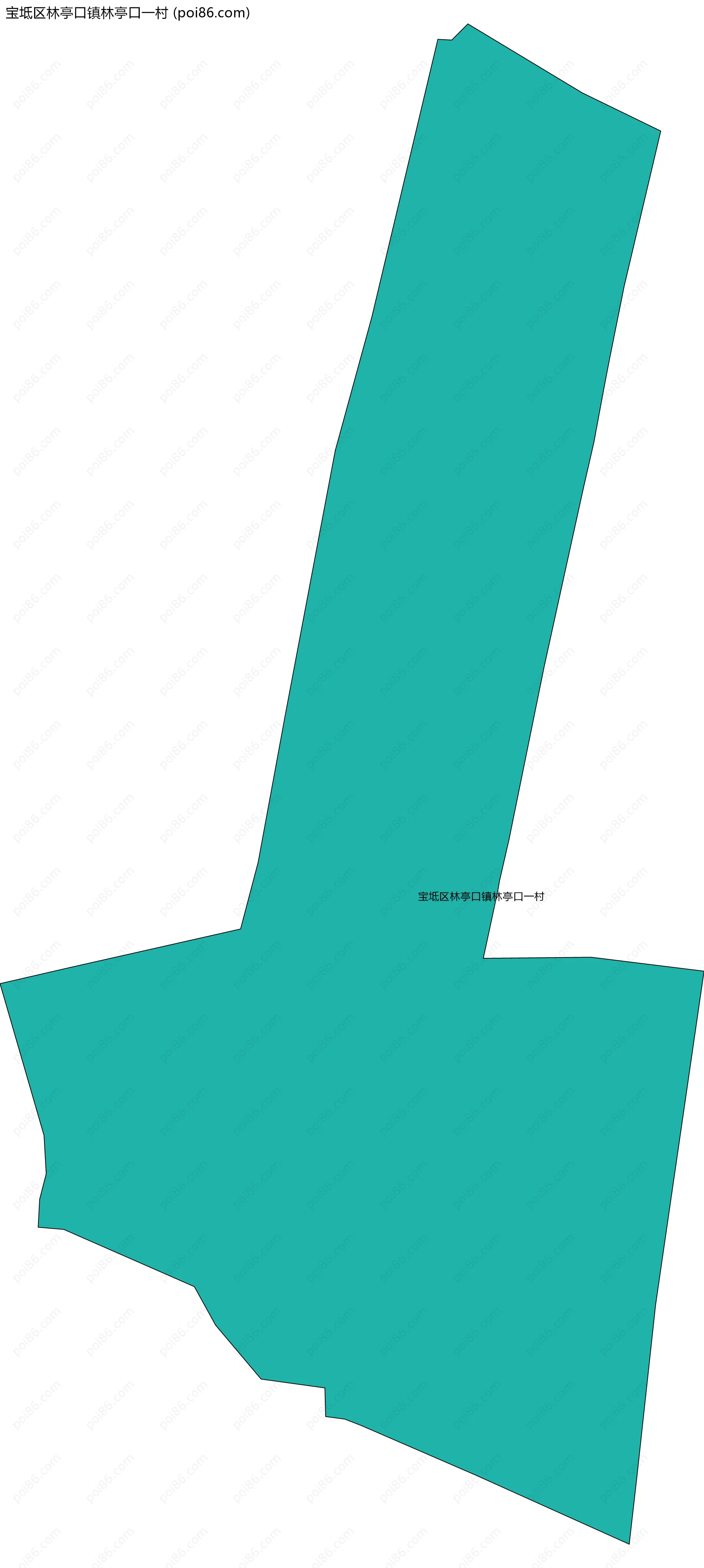 宝坻区林亭口镇林亭口一村边界地图