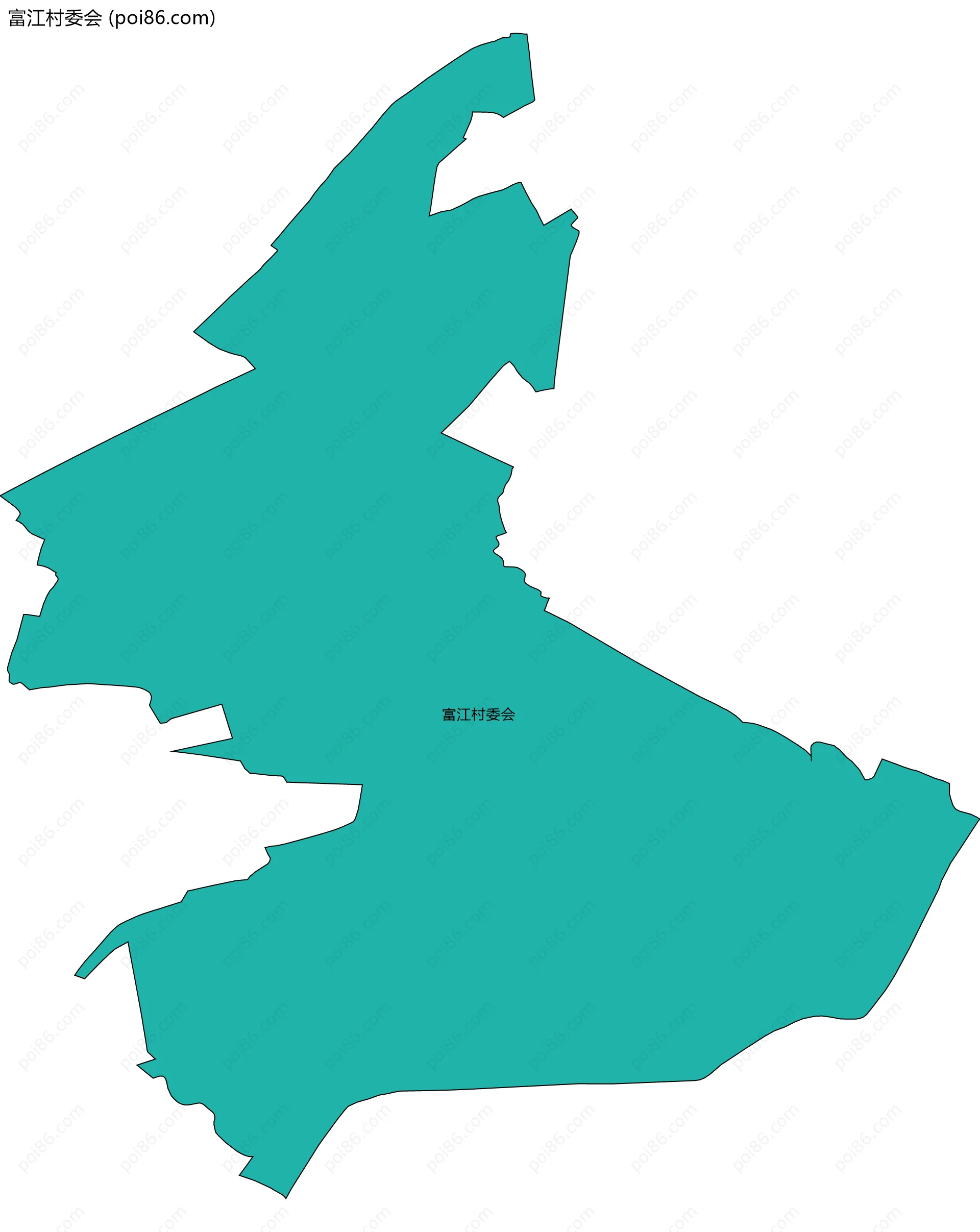 富江村委会边界地图