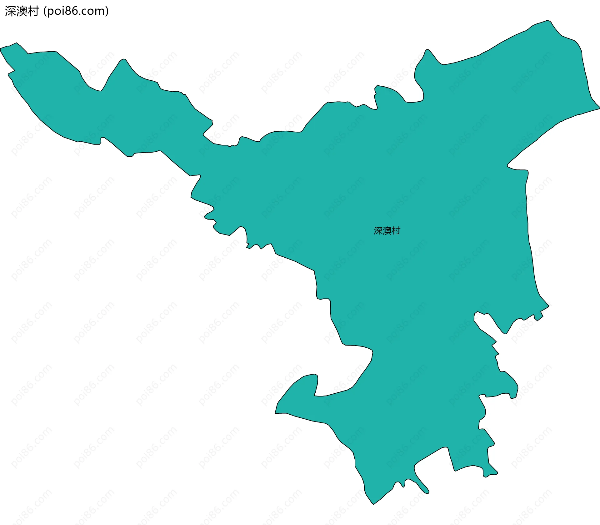 深澳村边界地图