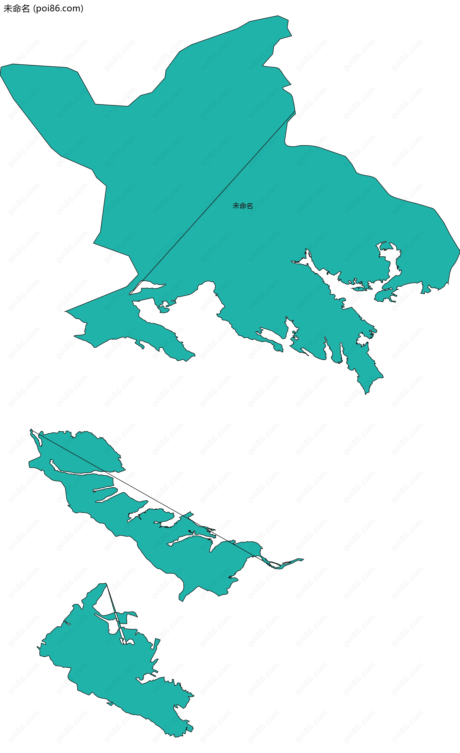未命名边界地图