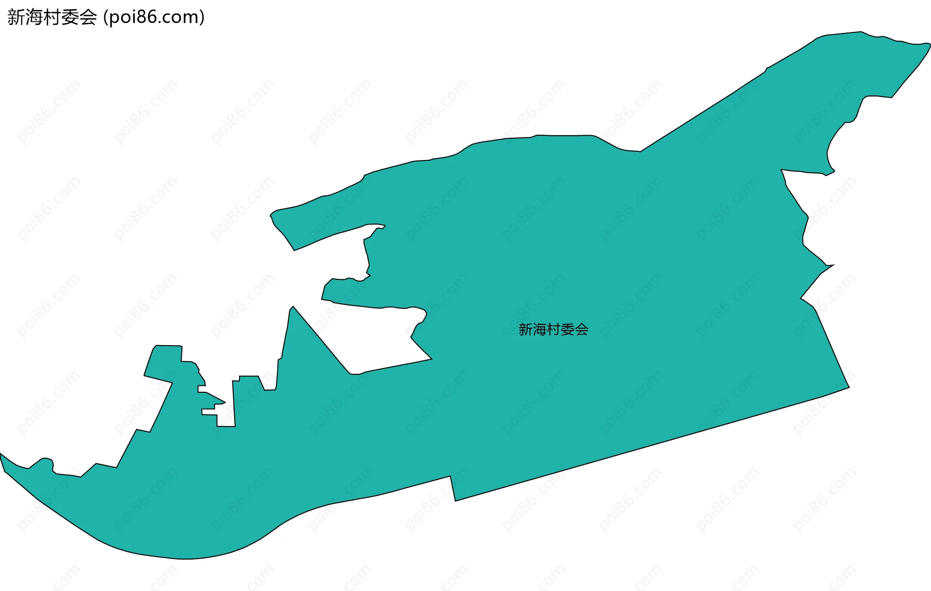 新海村委会边界地图