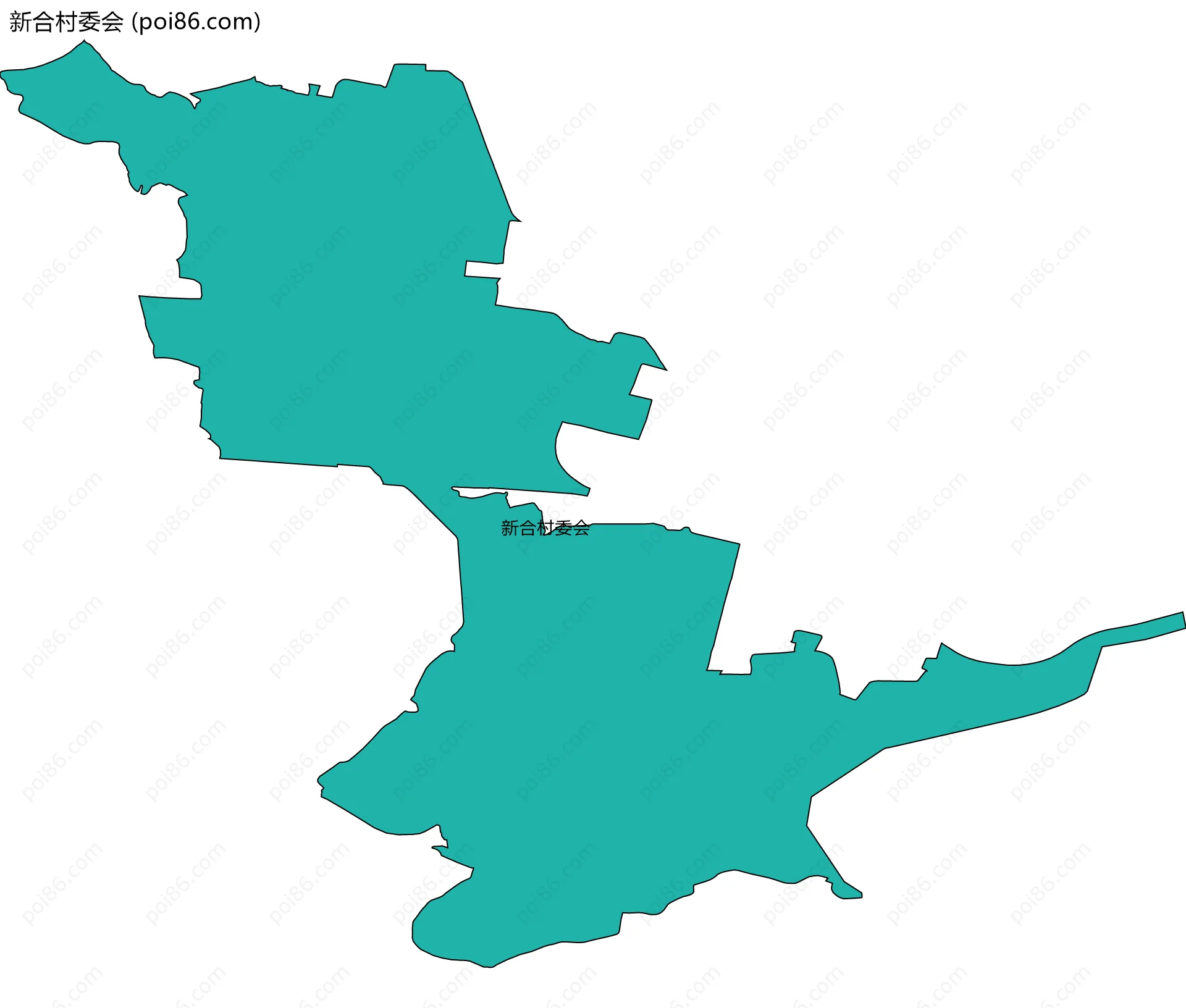 新合村委会边界地图