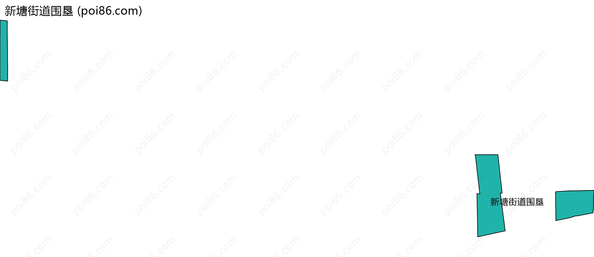 新塘街道围垦边界地图