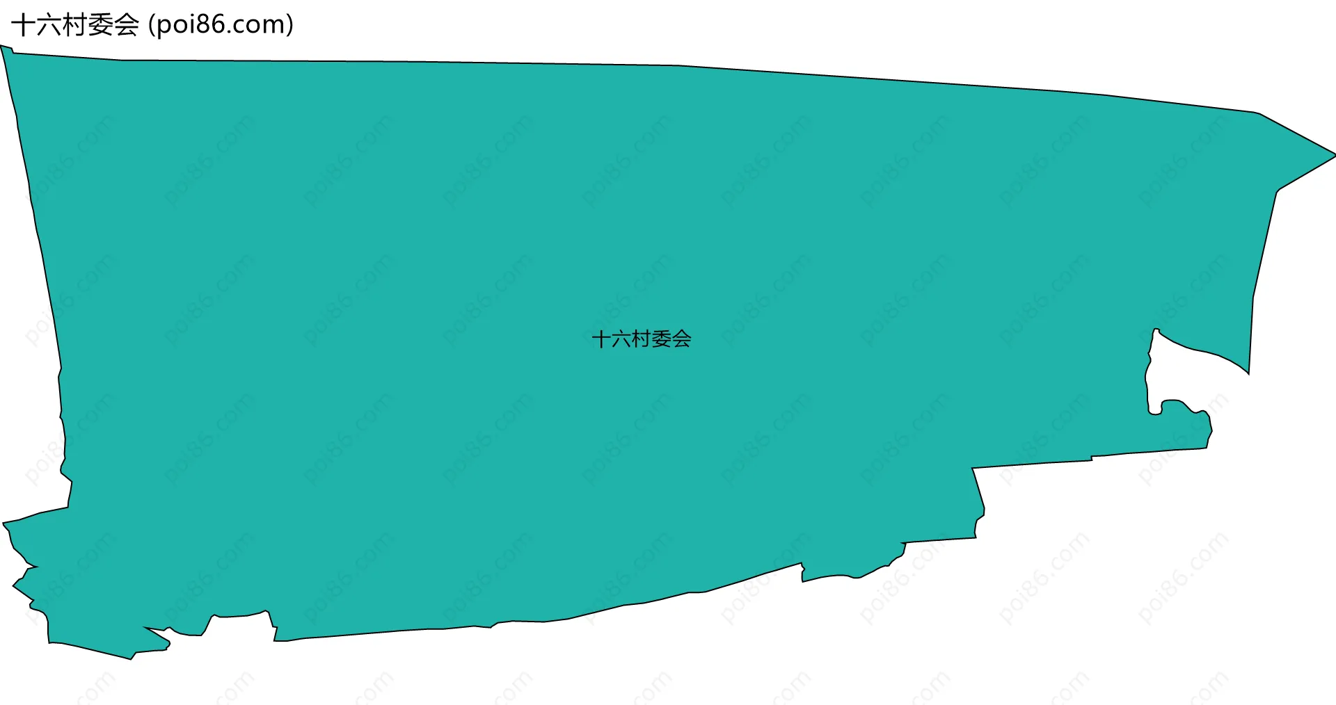 十六村委会边界地图