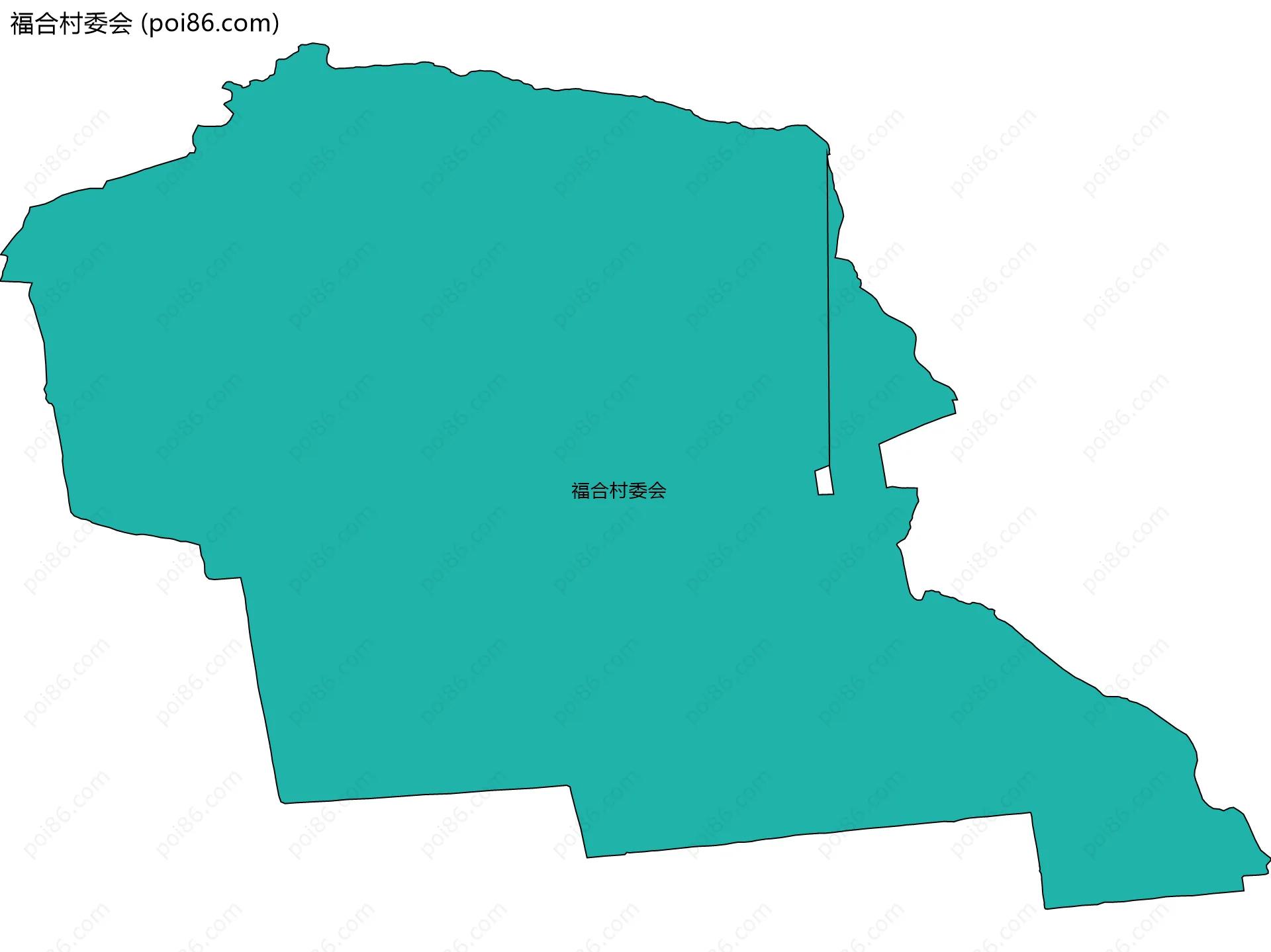 福合村委会边界地图