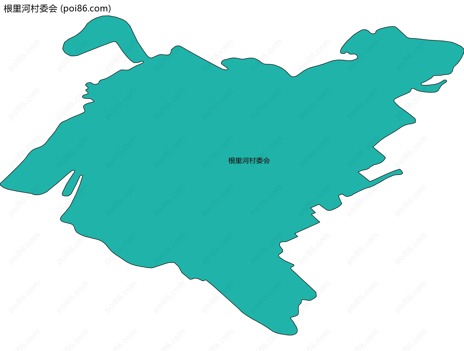 根里河村委会边界地图