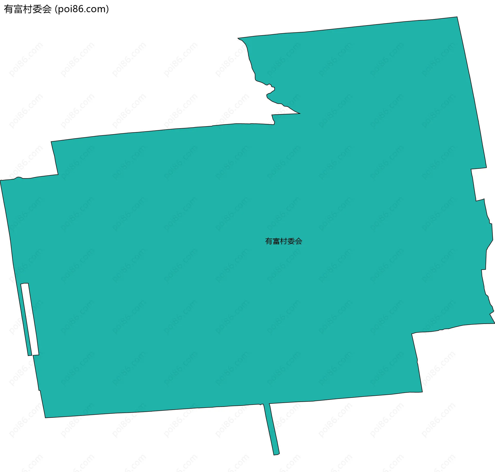 有富村委会边界地图