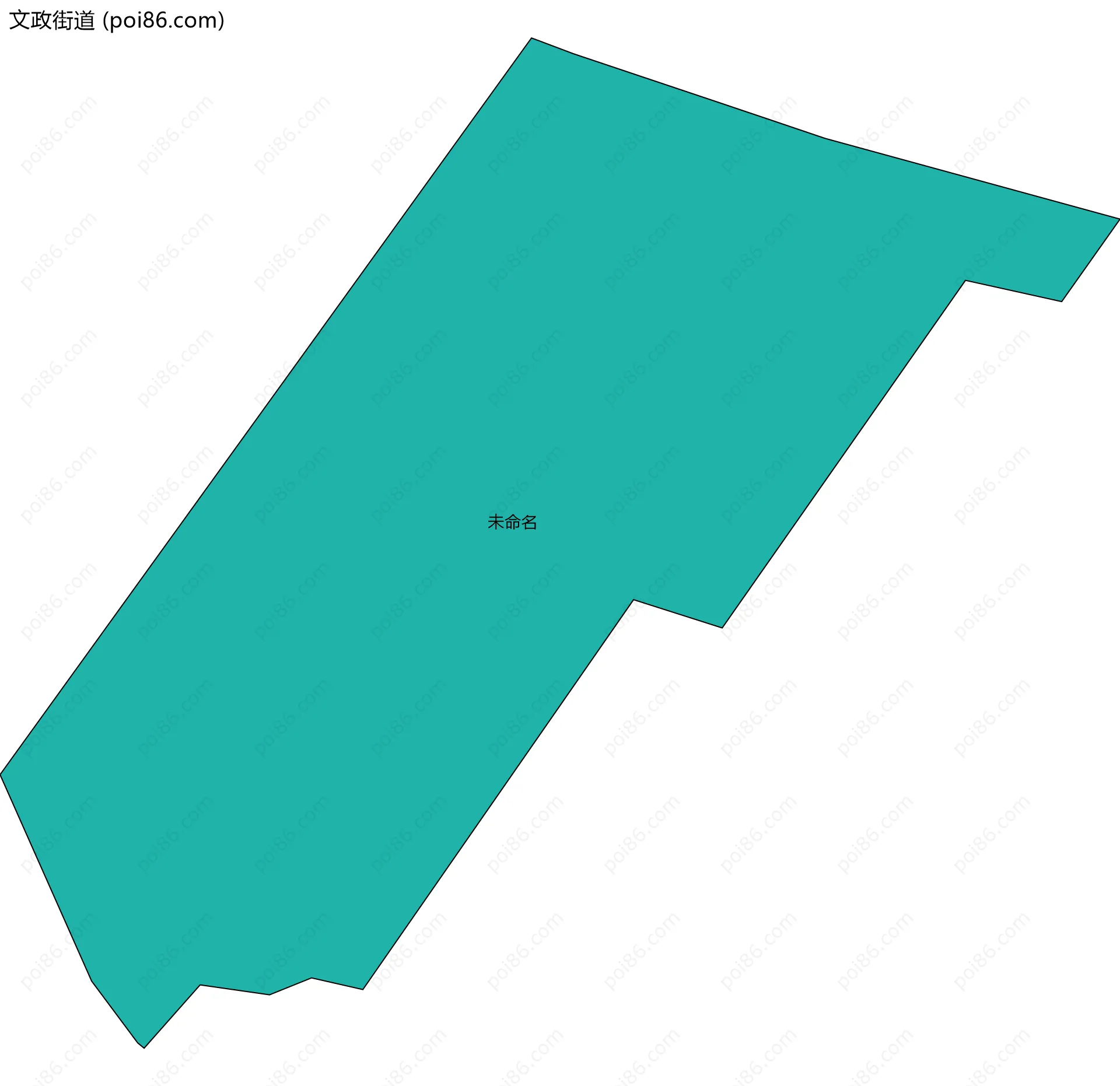 文政街道边界地图(五级行政区划)