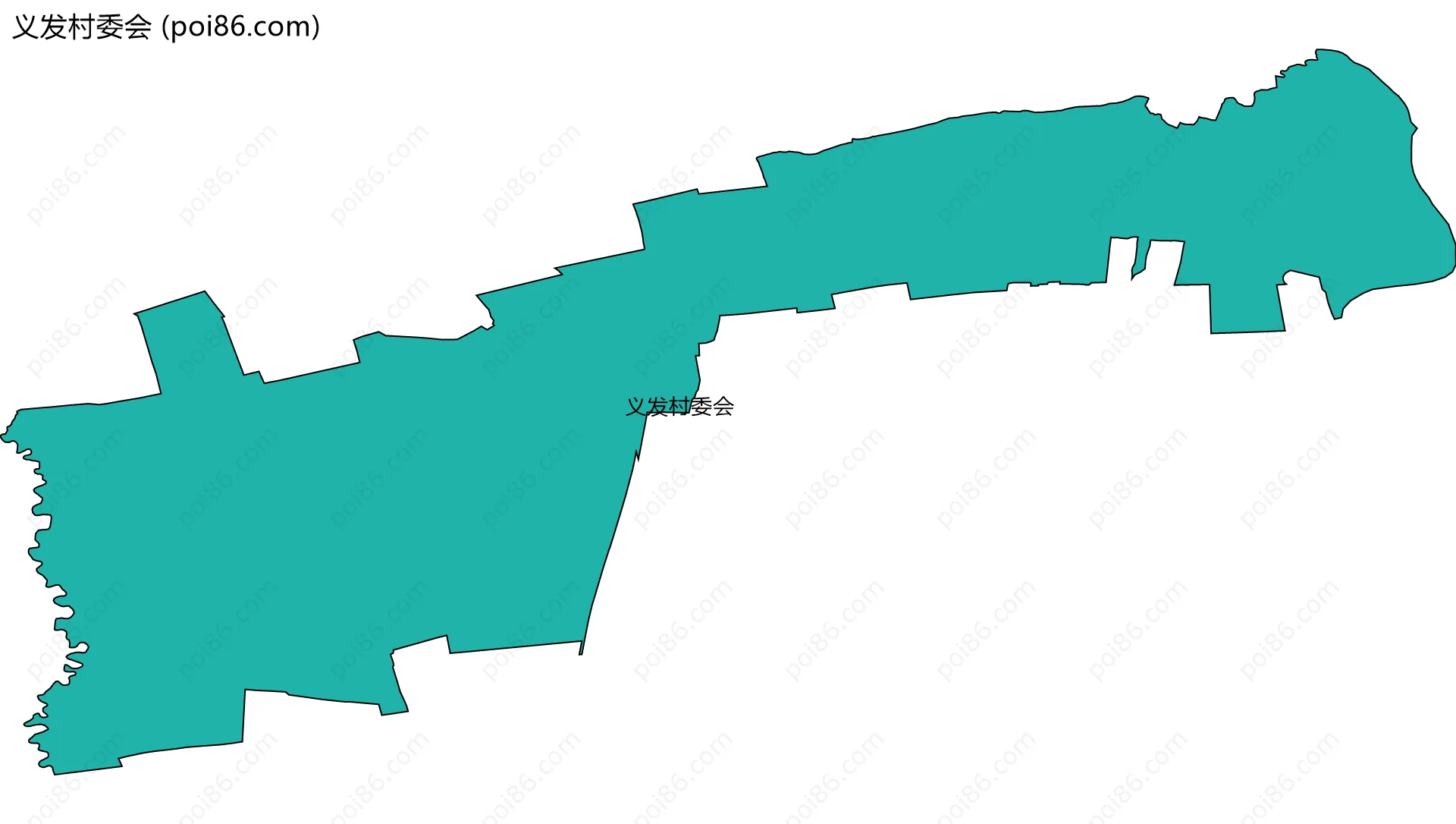 义发村委会边界地图