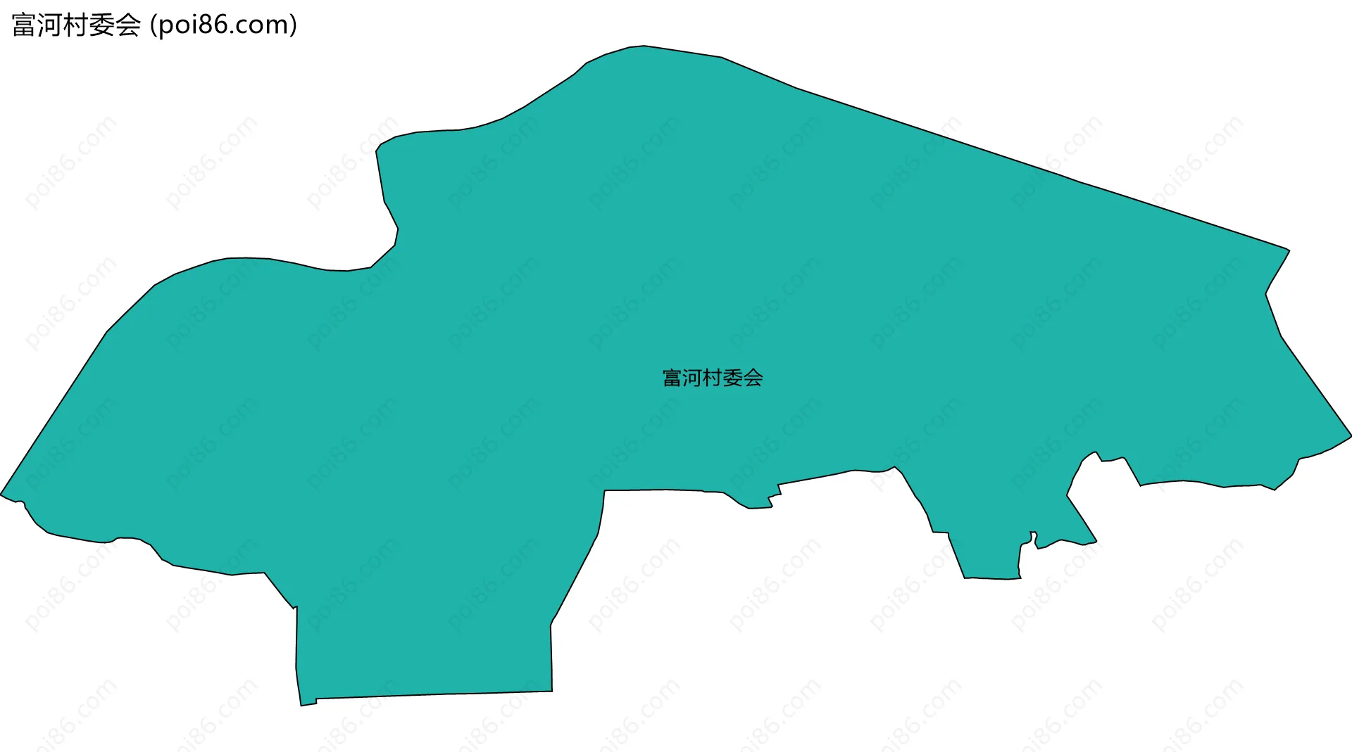 富河村委会边界地图