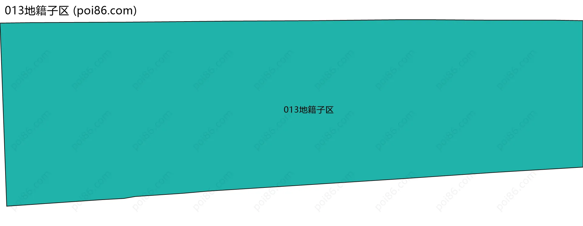 013地籍子区边界地图