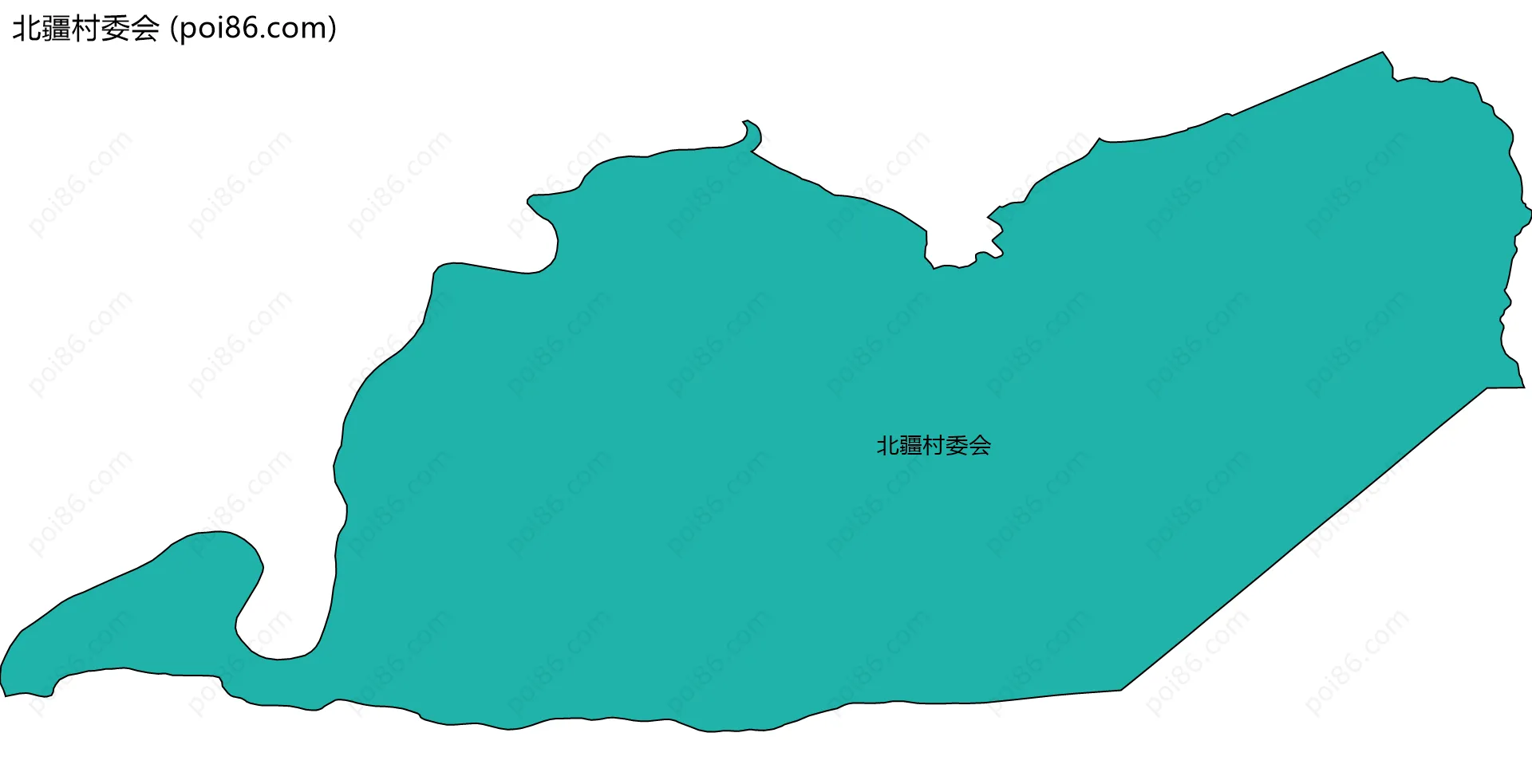 北疆村委会边界地图