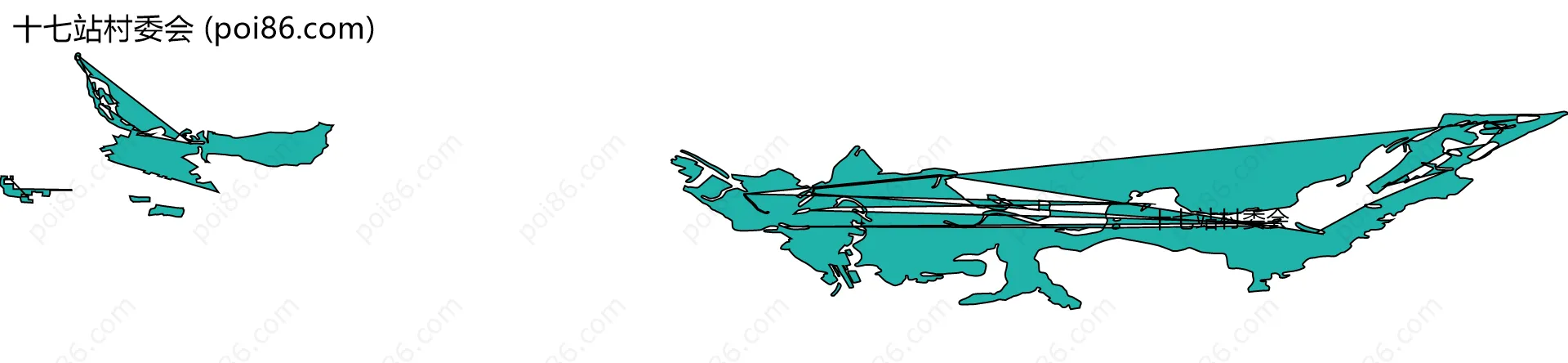 十七站村委会边界地图