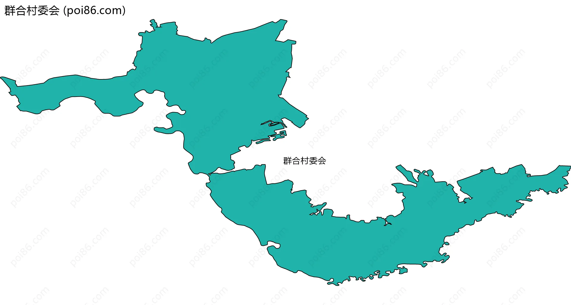 群合村委会边界地图