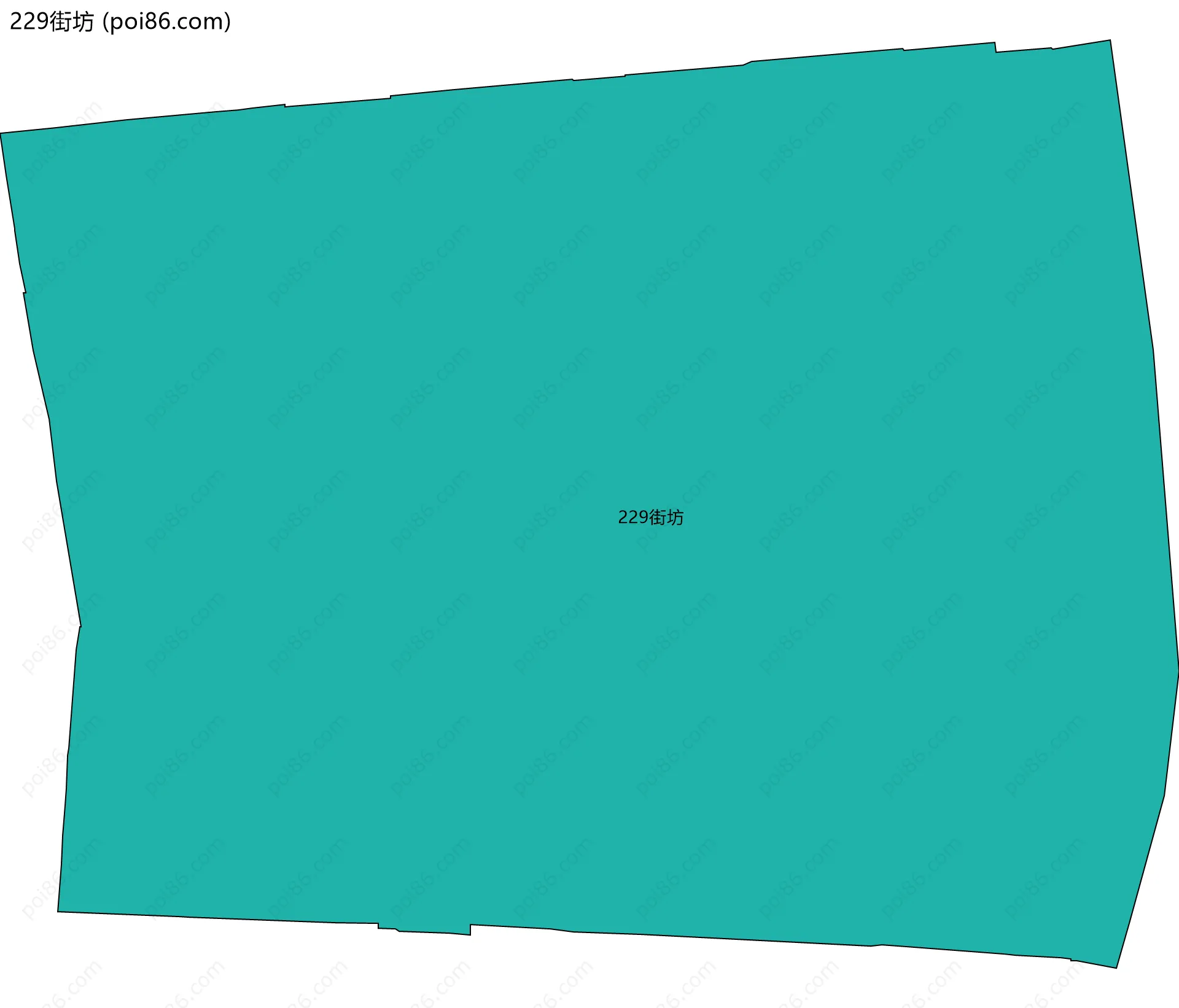 229街坊边界地图