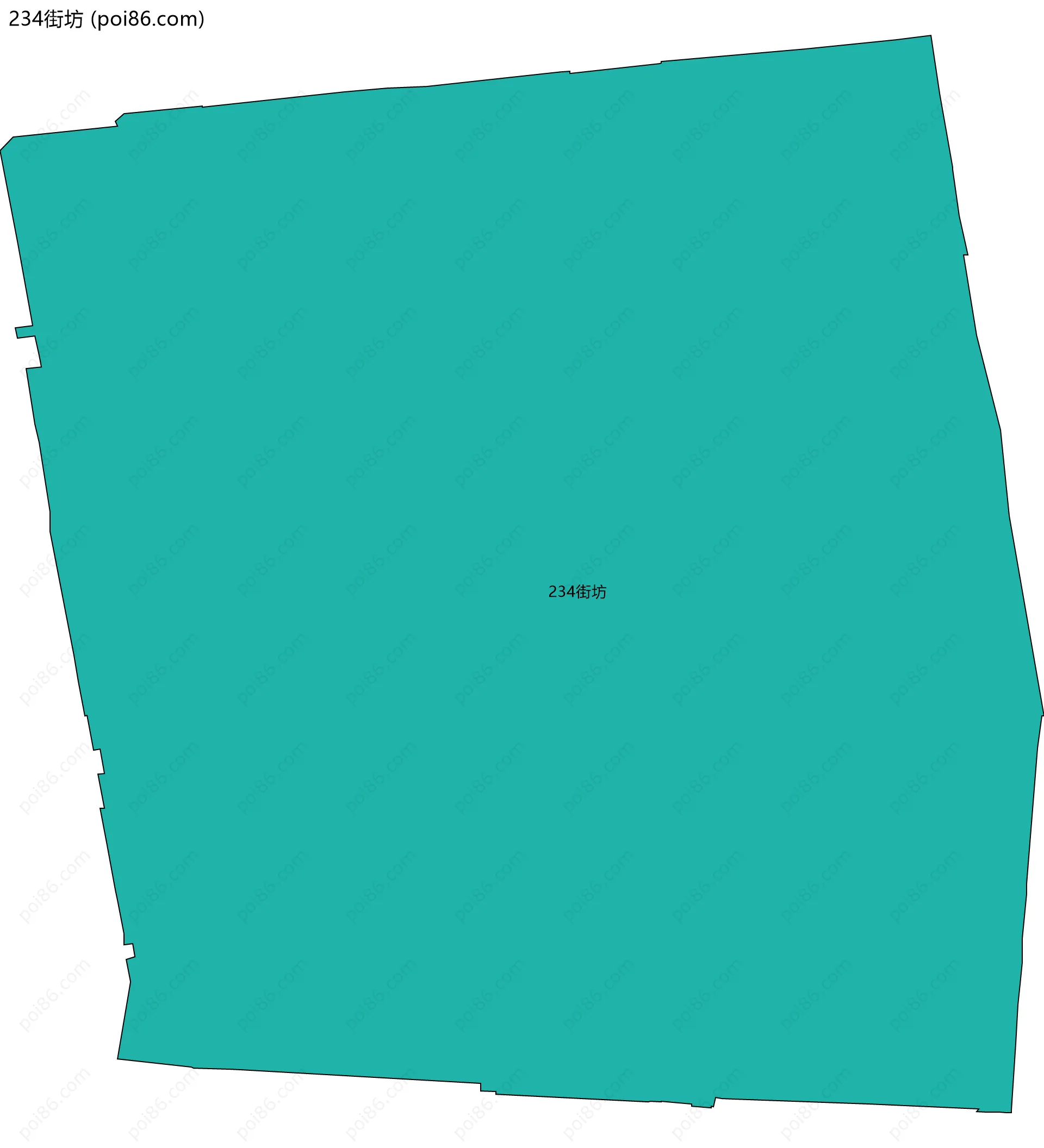 234街坊边界地图