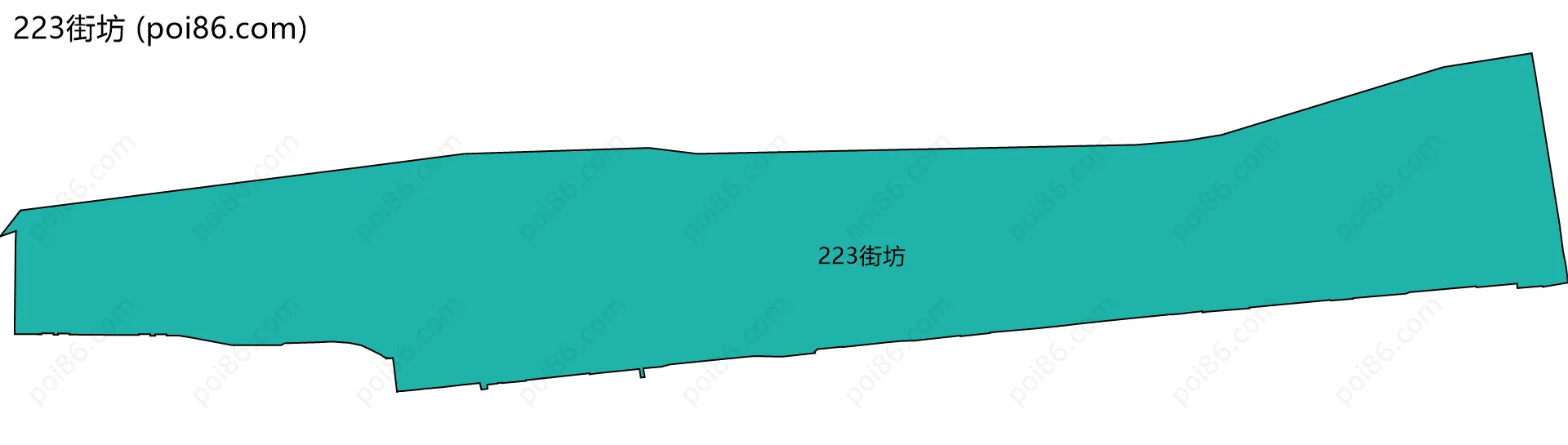 223街坊边界地图