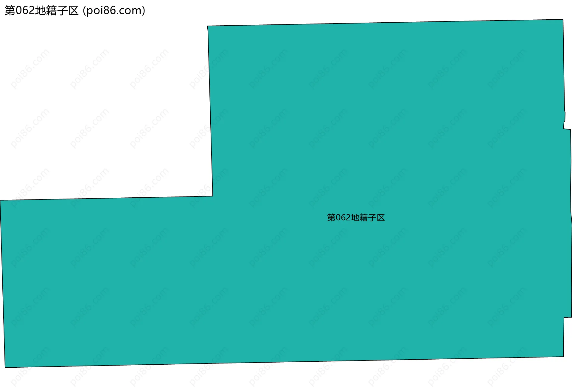 第062地籍子区边界地图