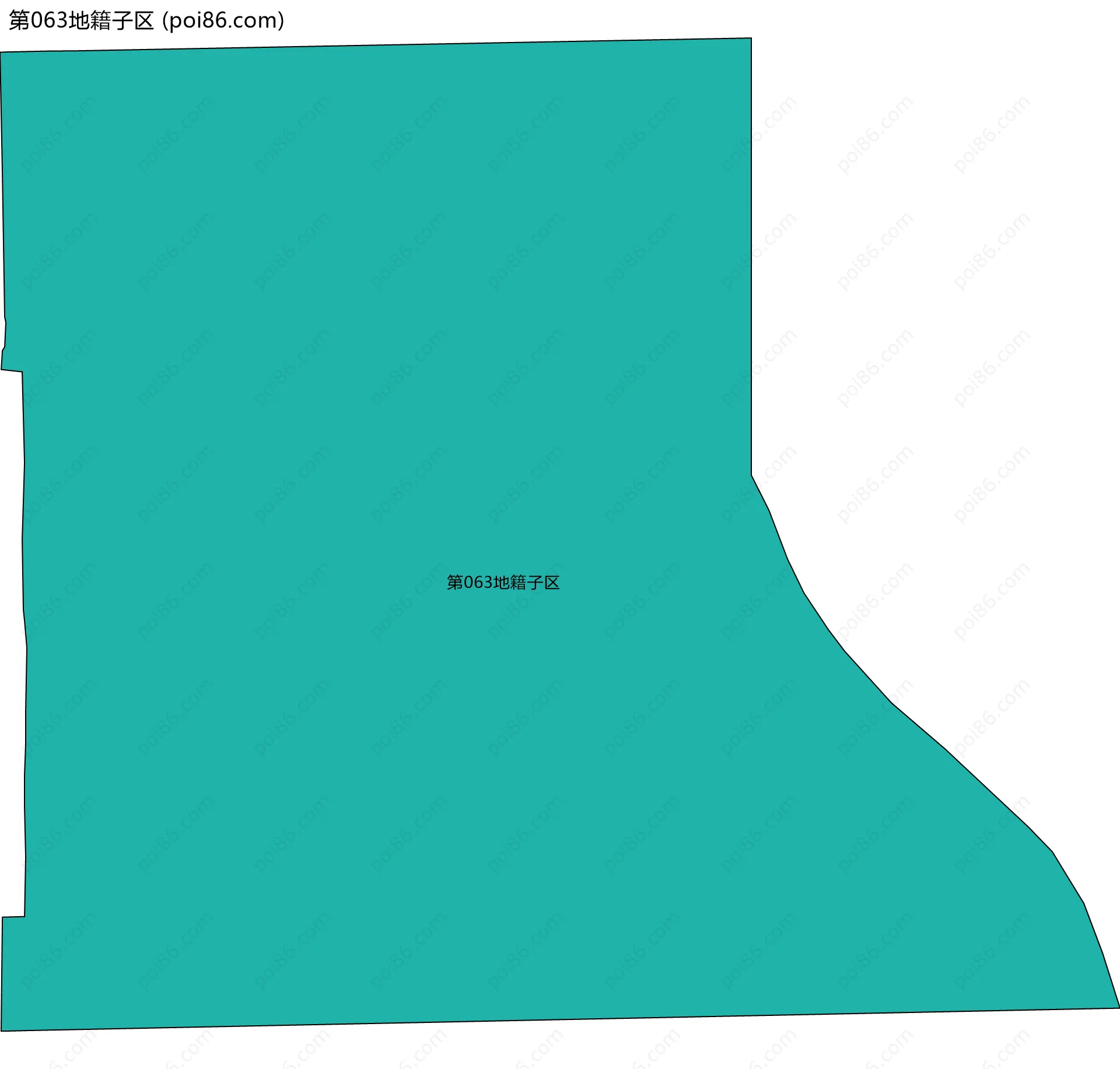 第063地籍子区边界地图
