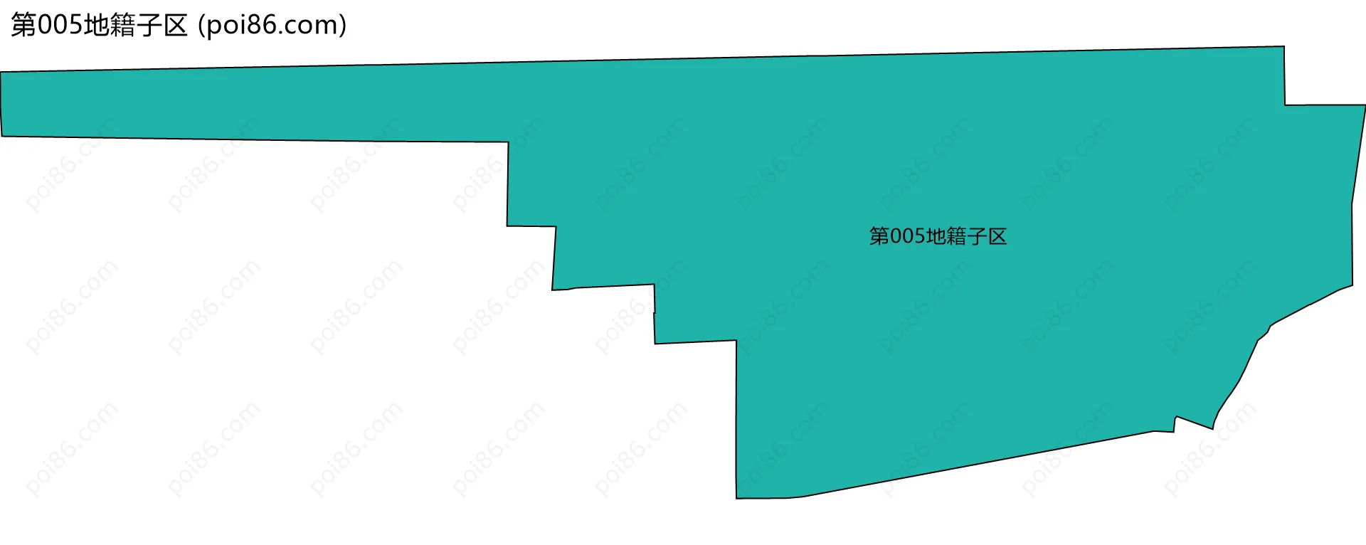 第005地籍子区边界地图