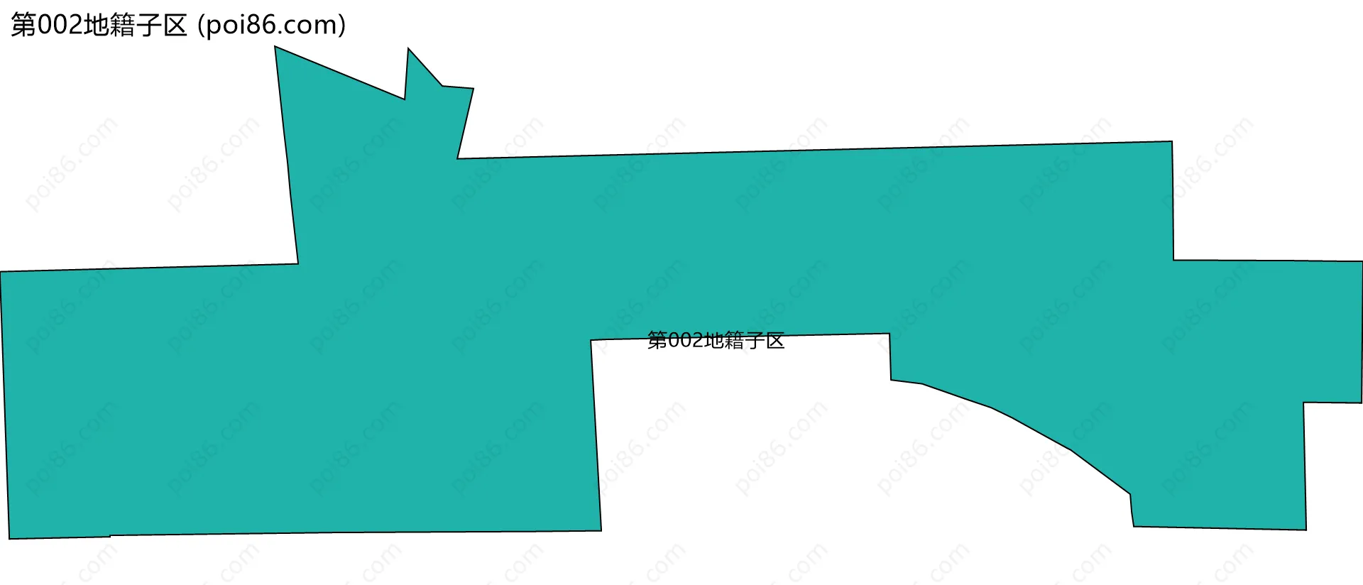 第002地籍子区边界地图