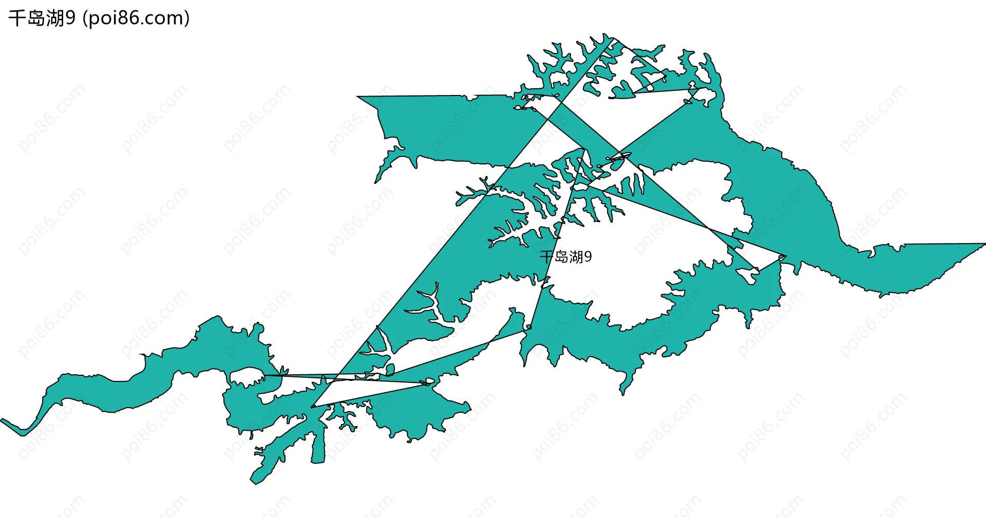 千岛湖9边界地图