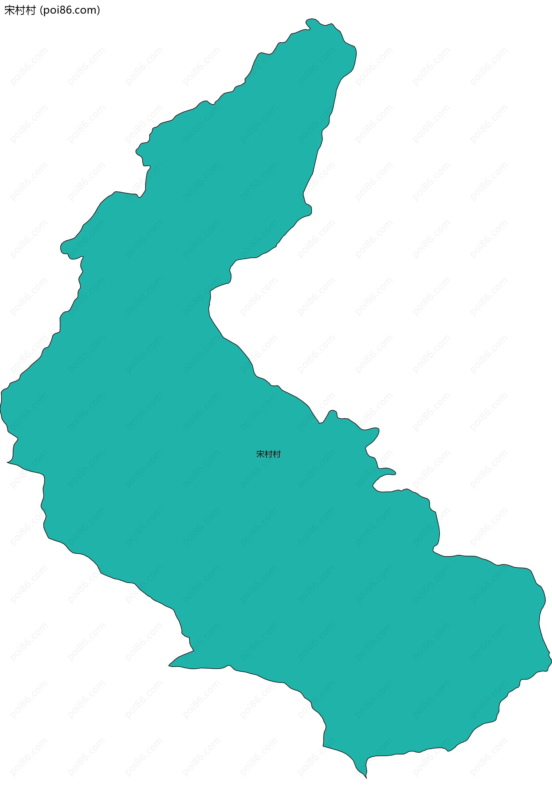 宋村村边界地图