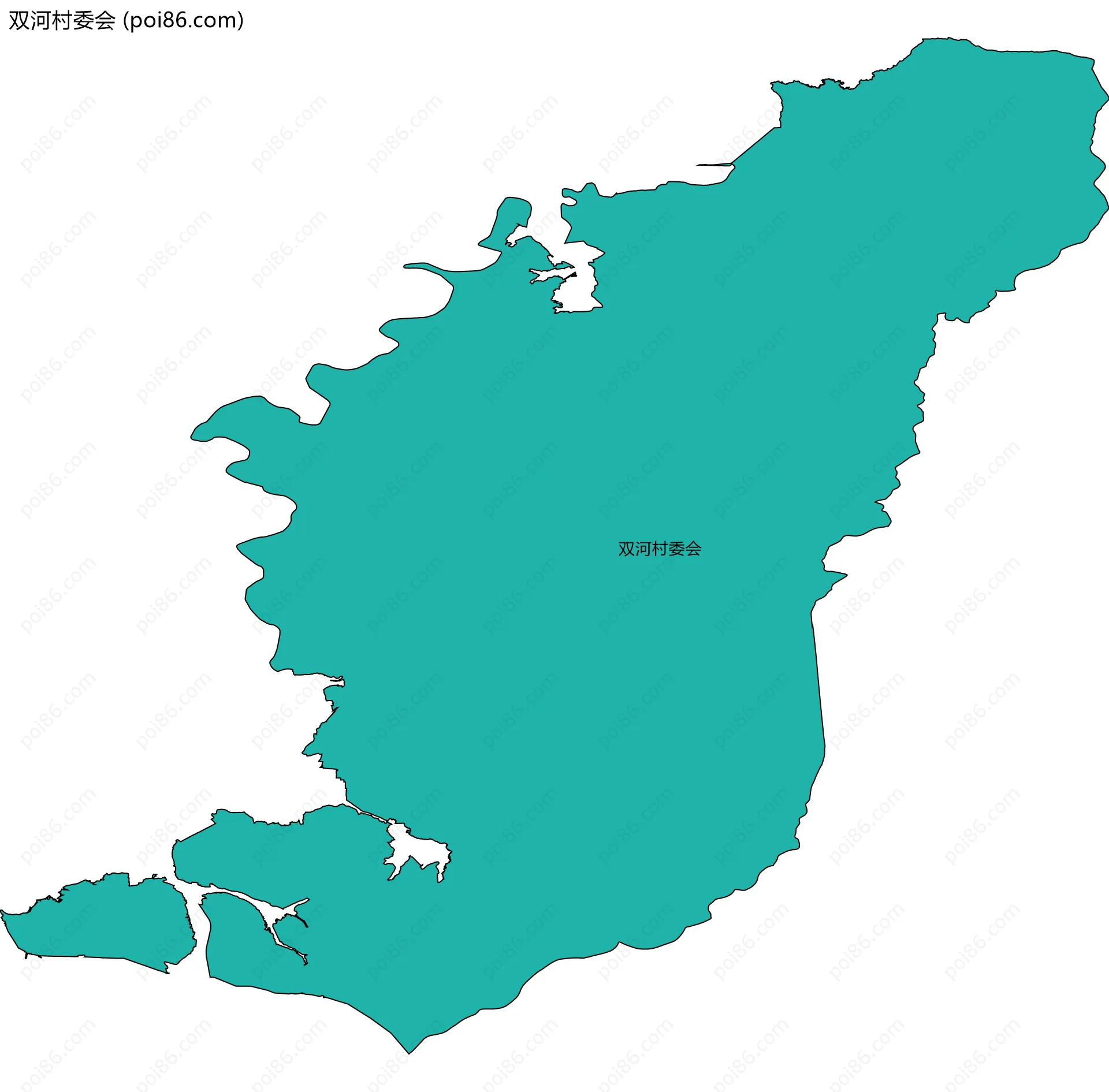双河村委会边界地图