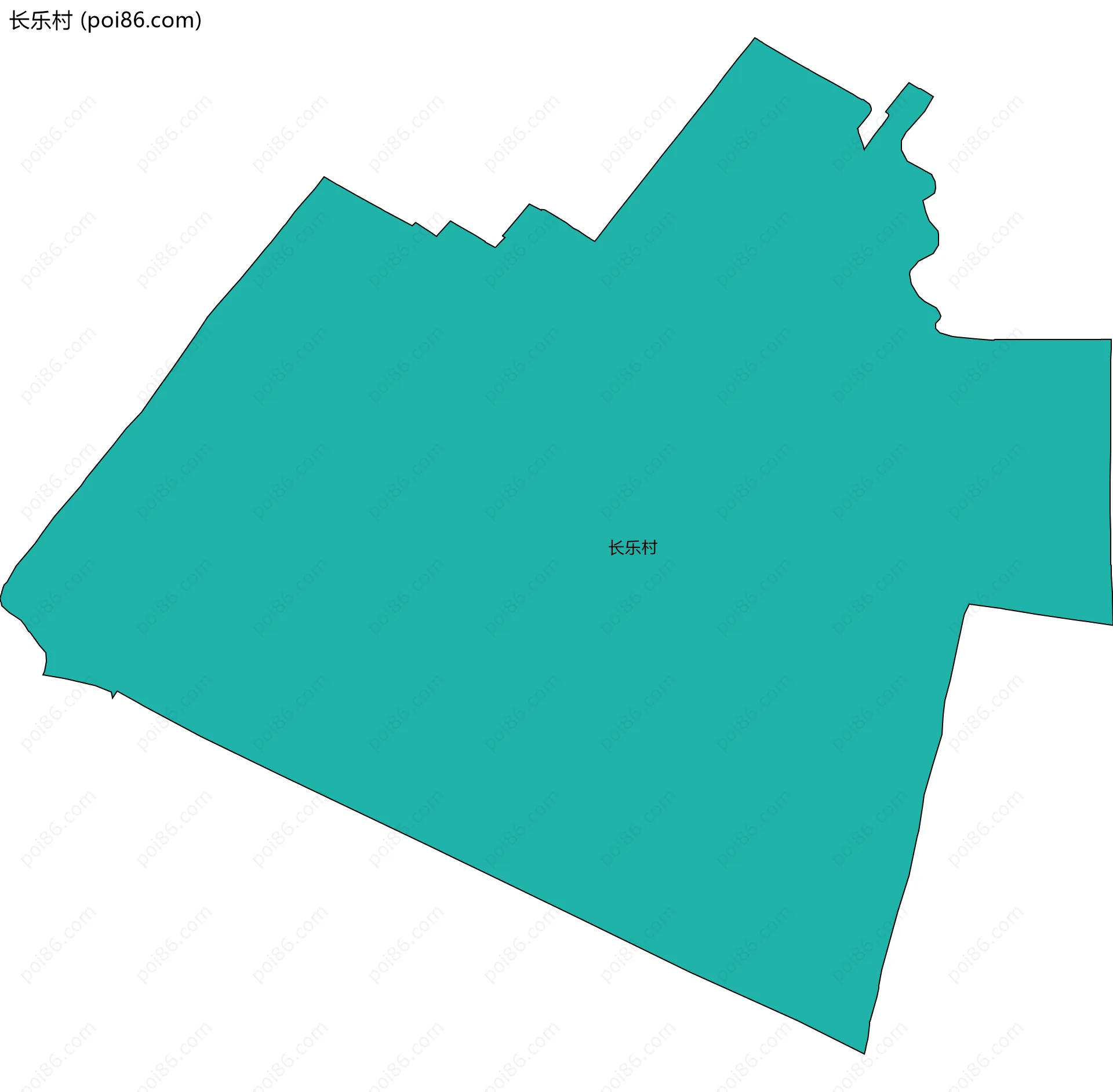 长乐村边界地图